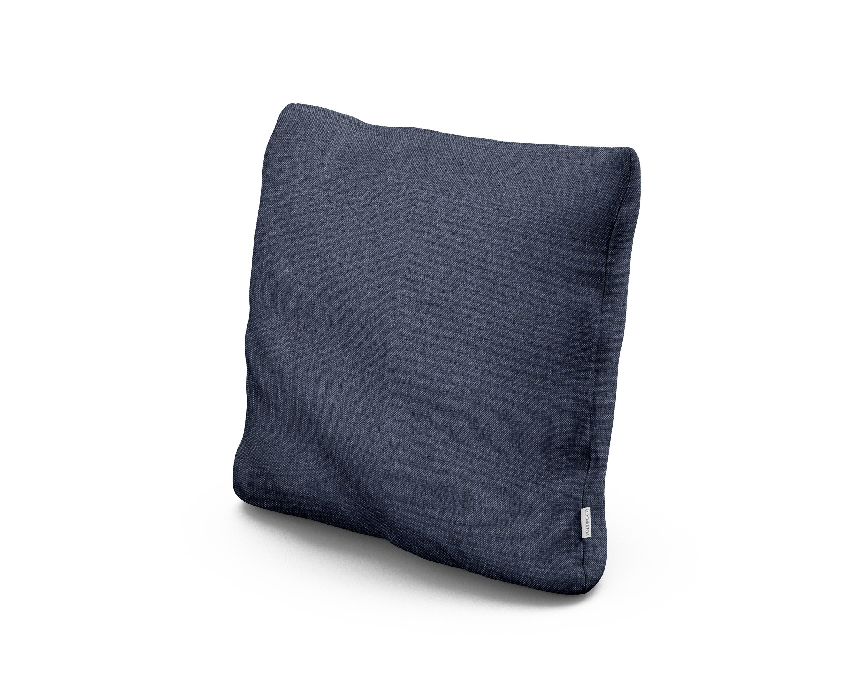 18" Outdoor Throw Pillow in Stone Blue
