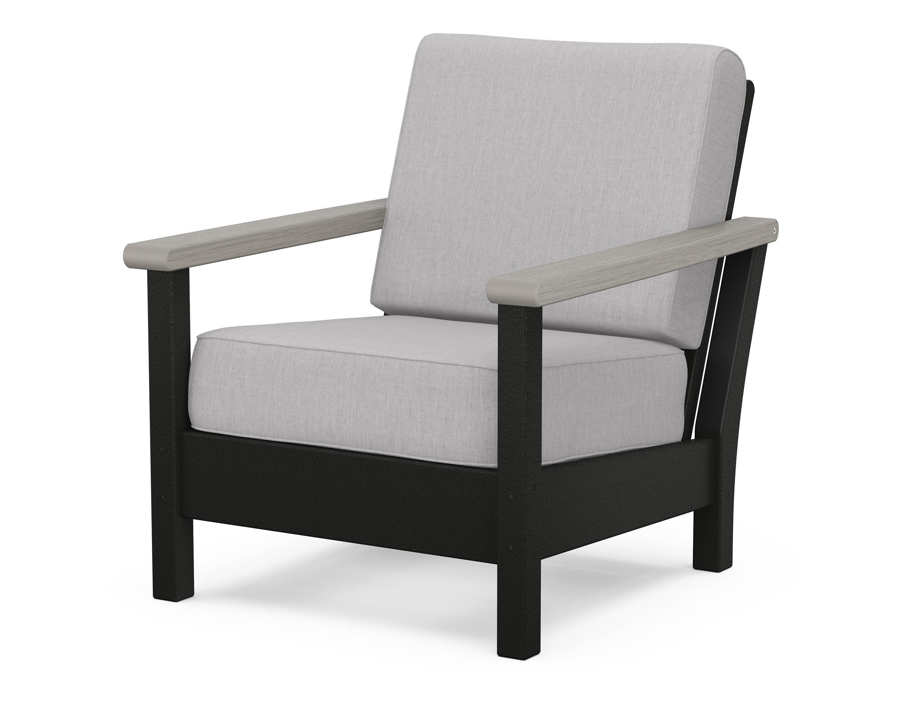 Harbour Deep Seating Chair in Black / Driftwood / Granite