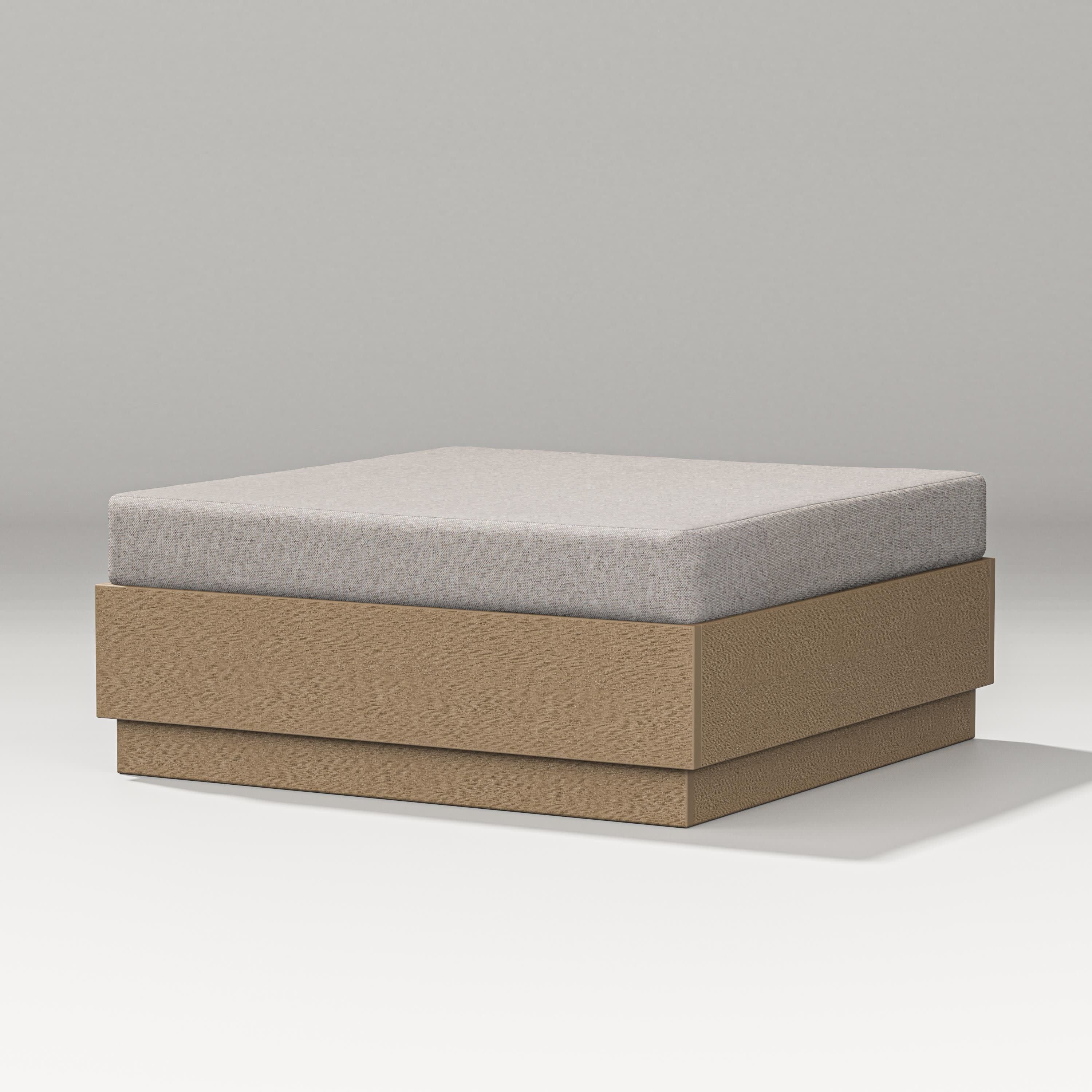Elevate Lounge Ottoman in Vintage Sahara / Weathered Tweed