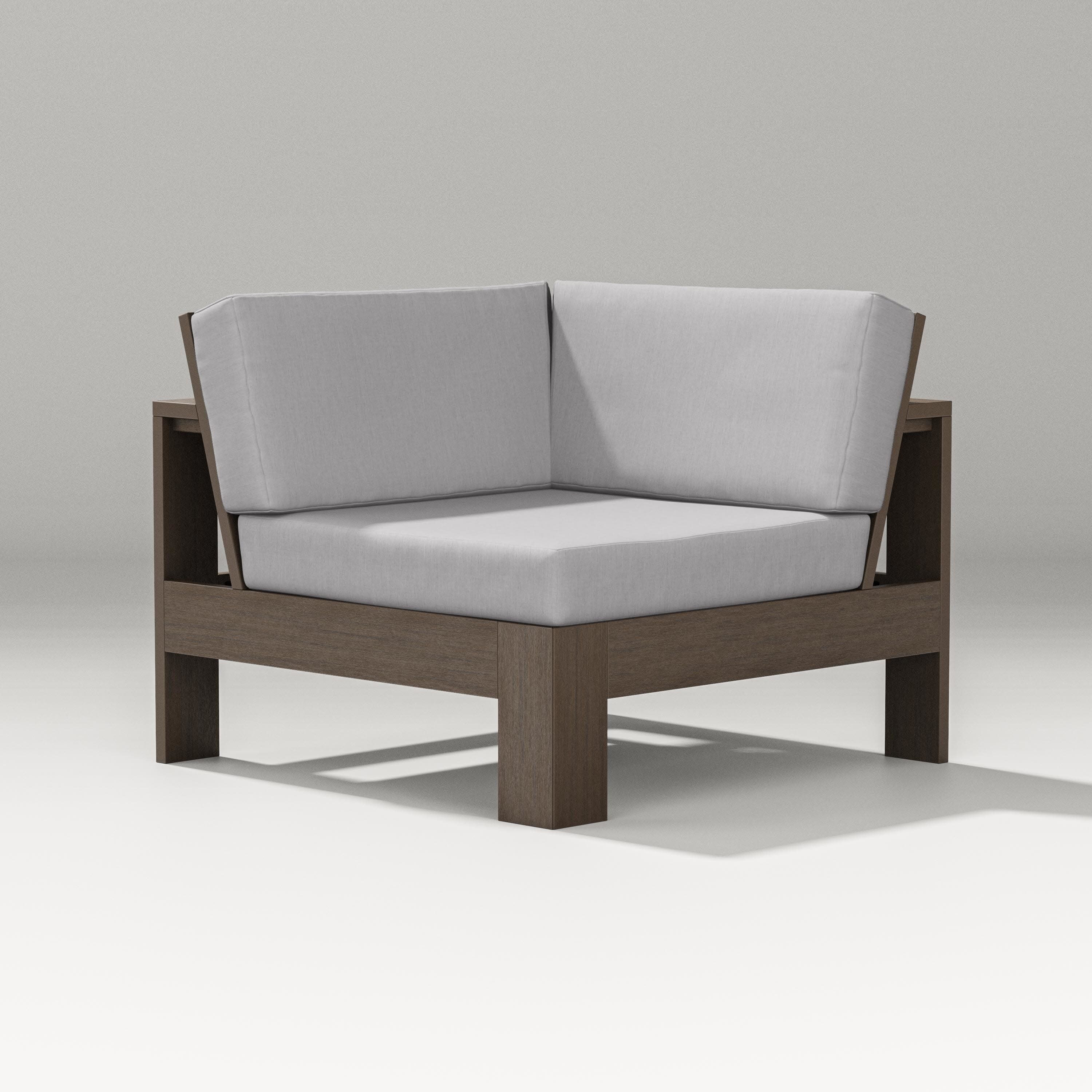 Latitude Modular Corner Chair in Kona / Granite