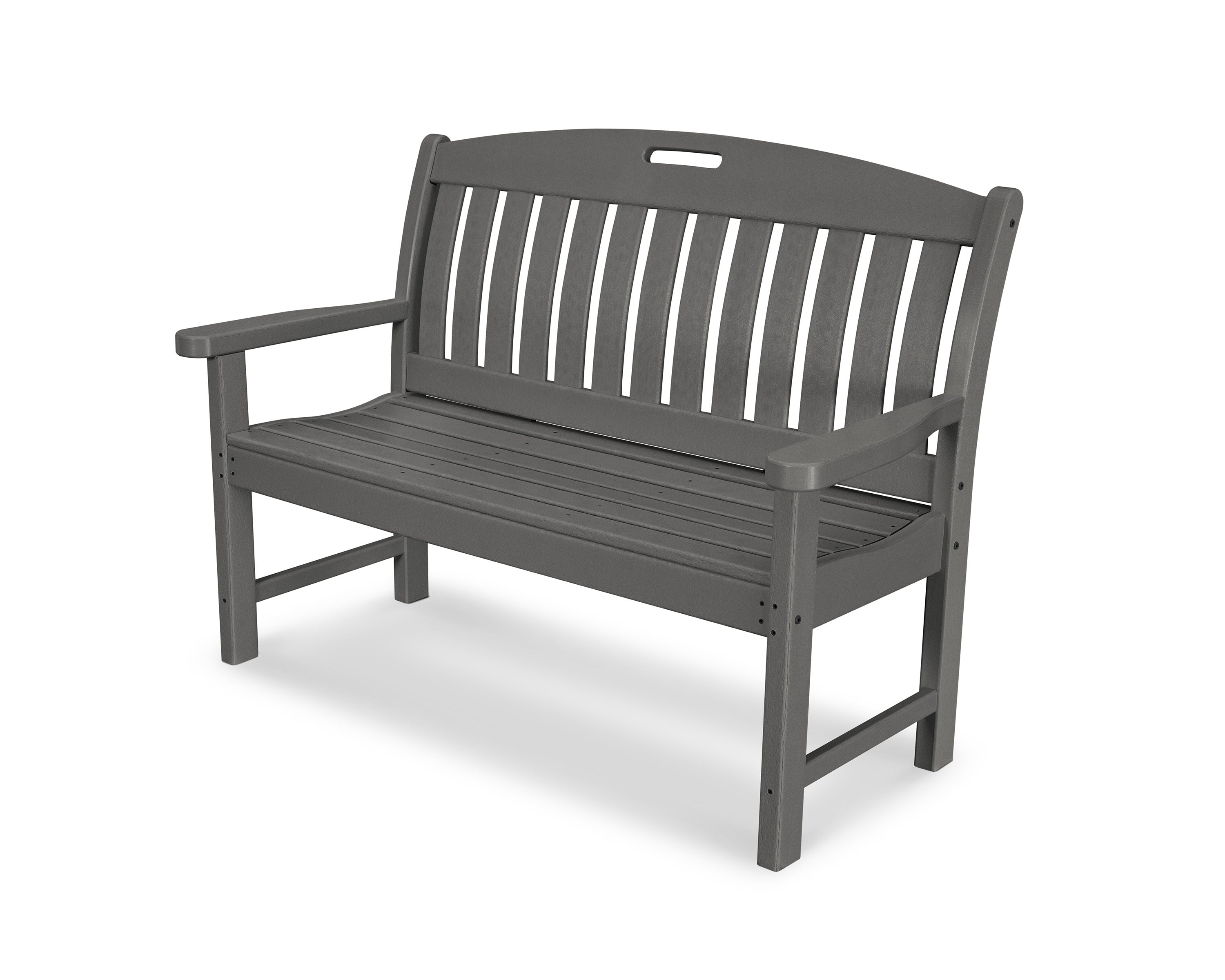 Nautical 48" Bench in Slate Grey