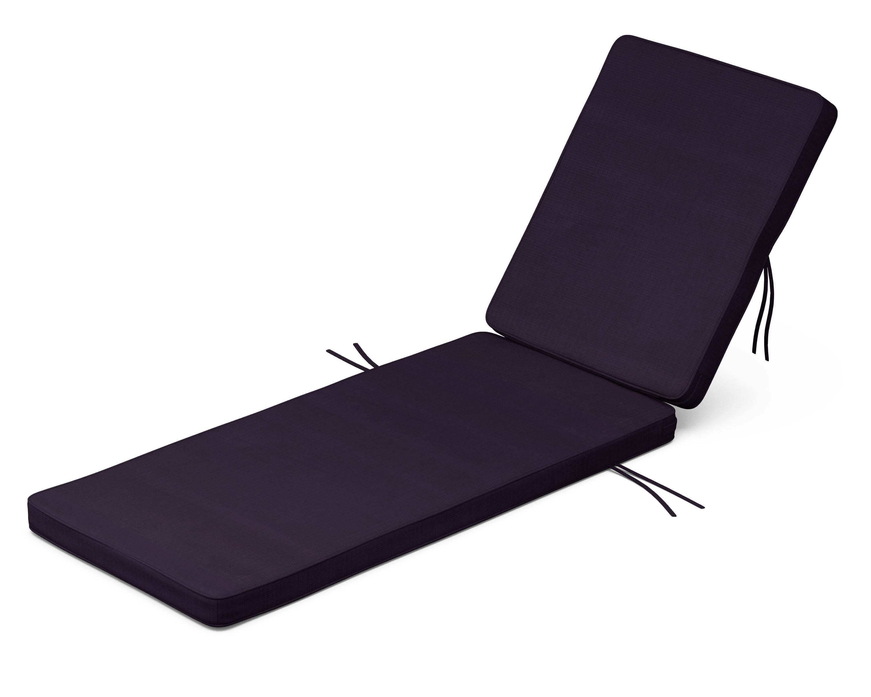 Acadia Chaise Cushion in Navy Linen