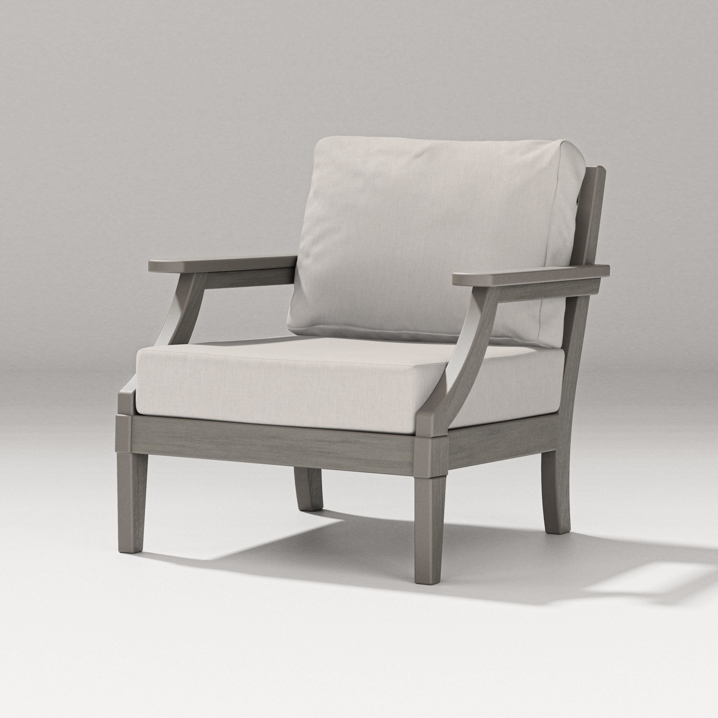 Estate Lounge Chair in Driftwood / Cast Ash