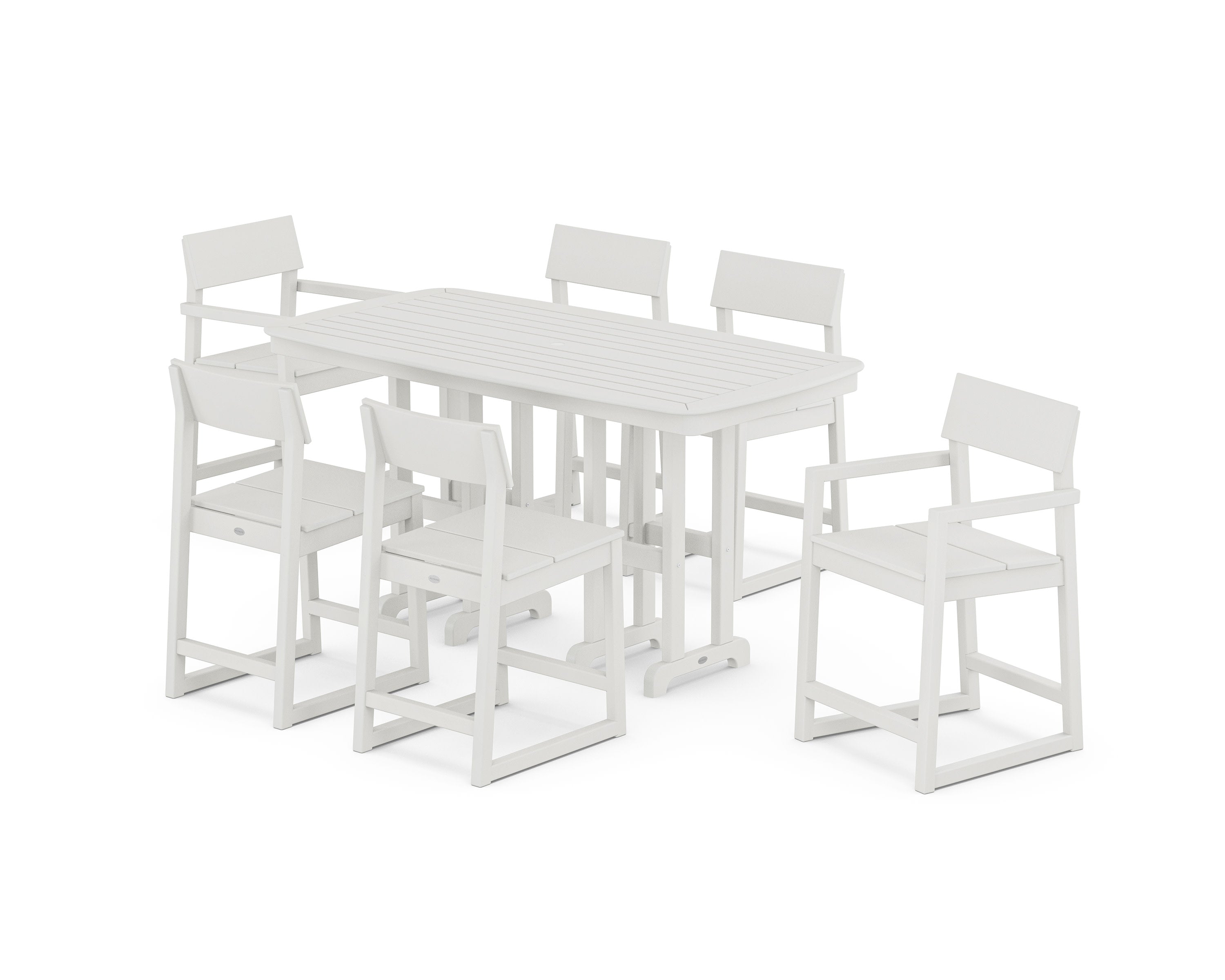 EDGE 7-Piece Counter Set in Vintage White