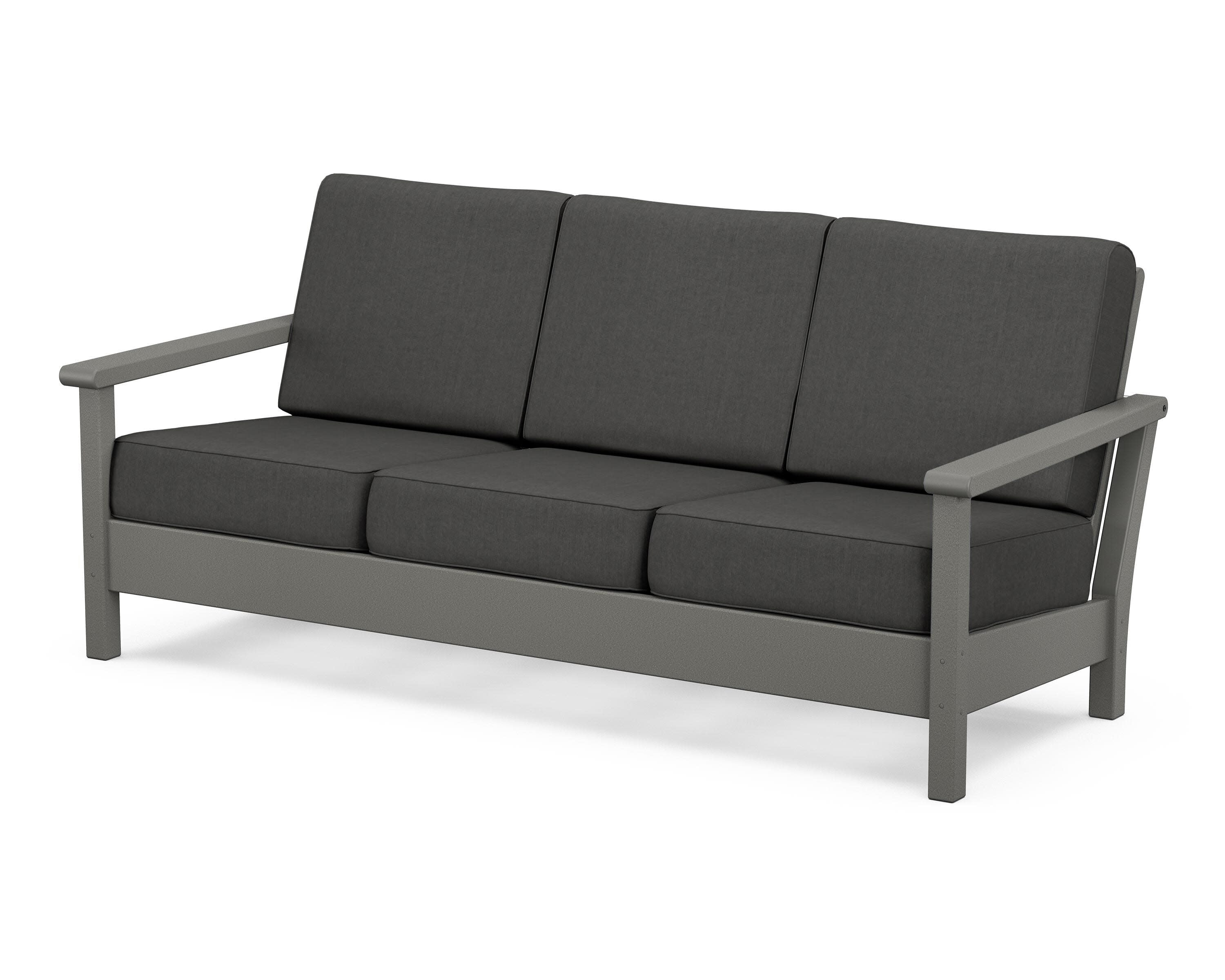 Harbour Deep Seating Sofa in Slate Grey / Spectrum Carbon