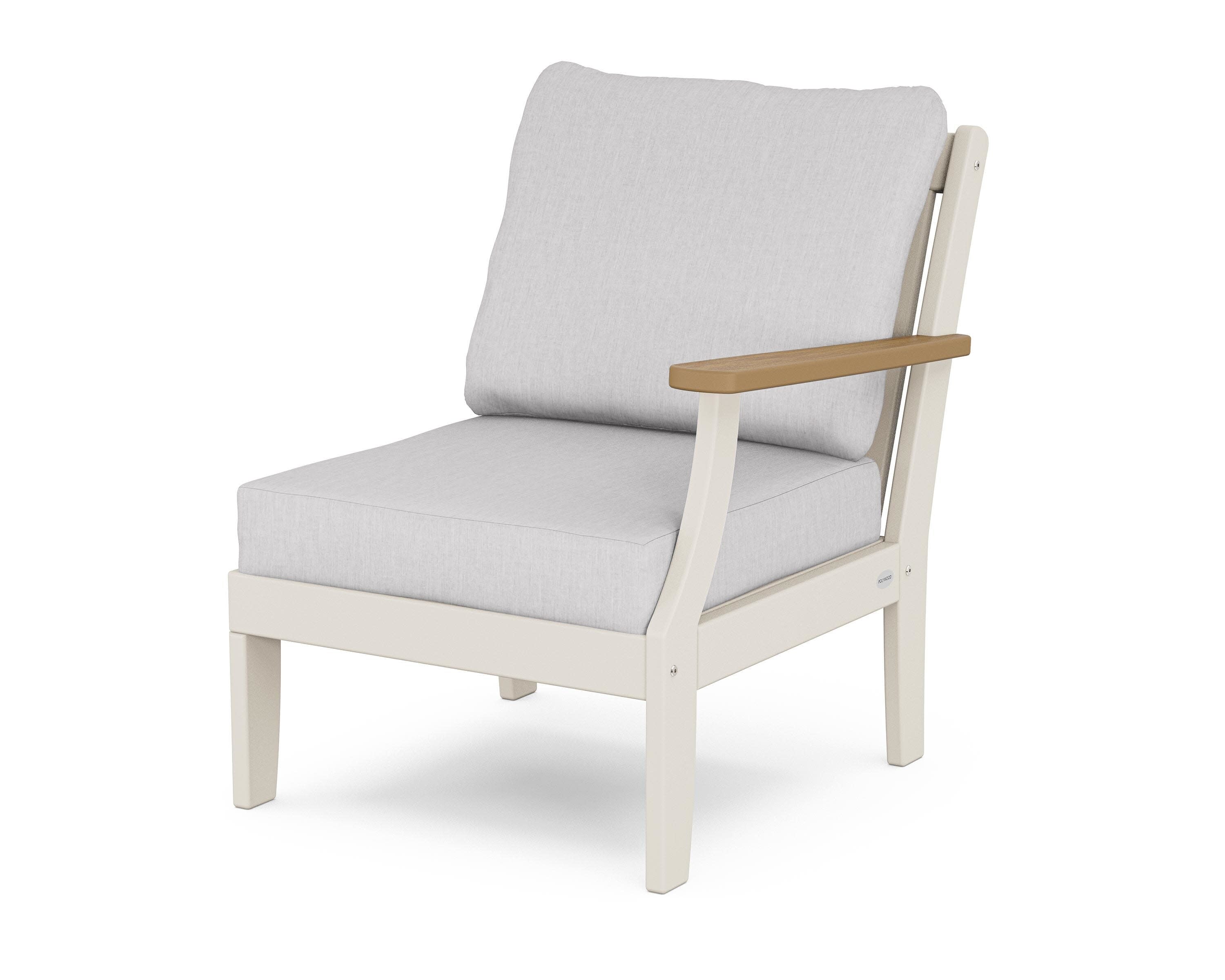 Braxton Modular Right Arm Chair in Sand / Natural / Granite