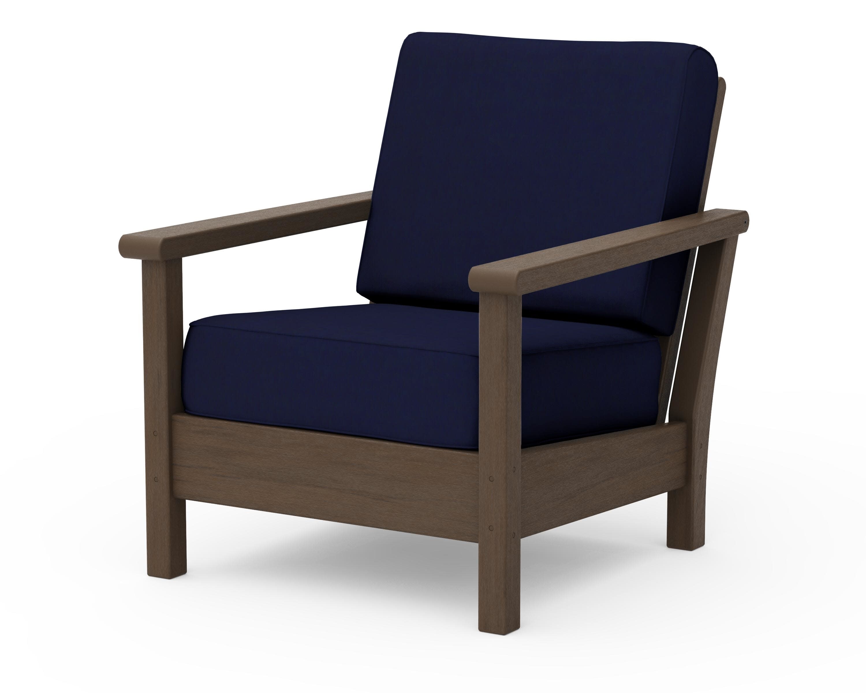 Harbour Deep Seating Chair in Kona / Navy