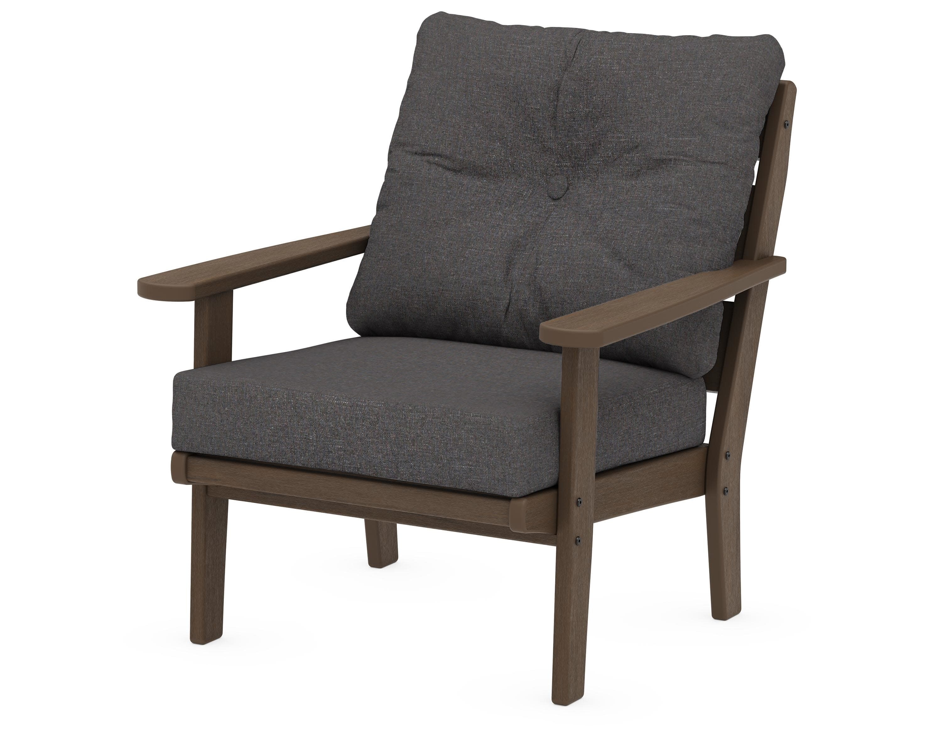 Lakeside Deep Seating Chair in Kona / Ash Charcoal