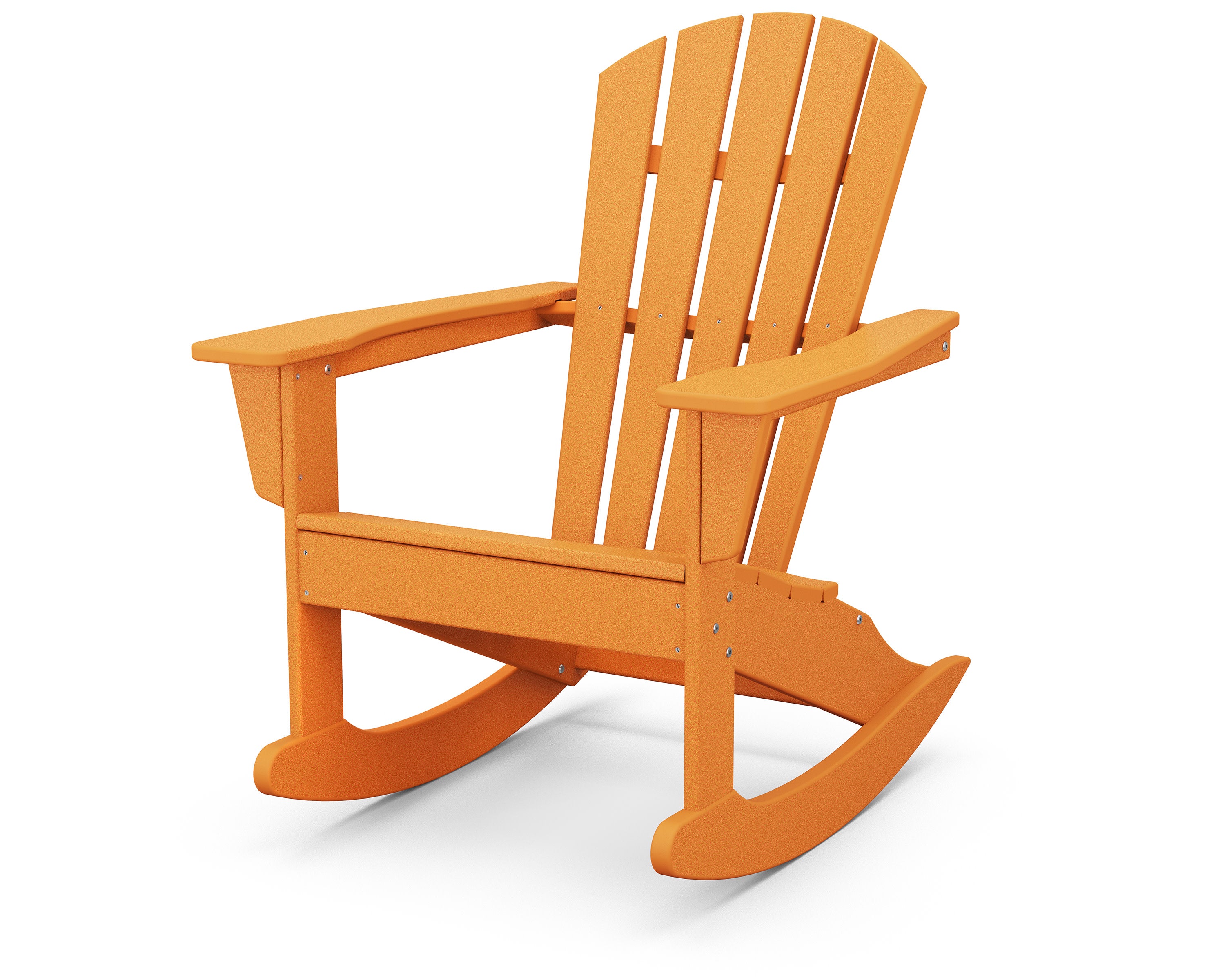 Palm Coast Adirondack Rocking Chair in Tangerine