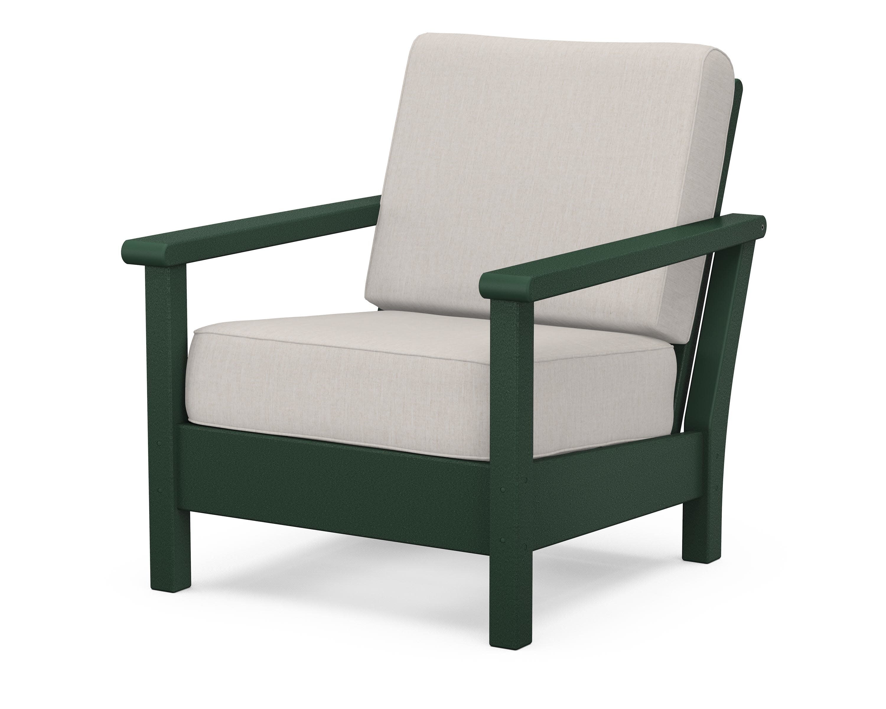 Harbour Deep Seating Chair in Green / Cast Ash