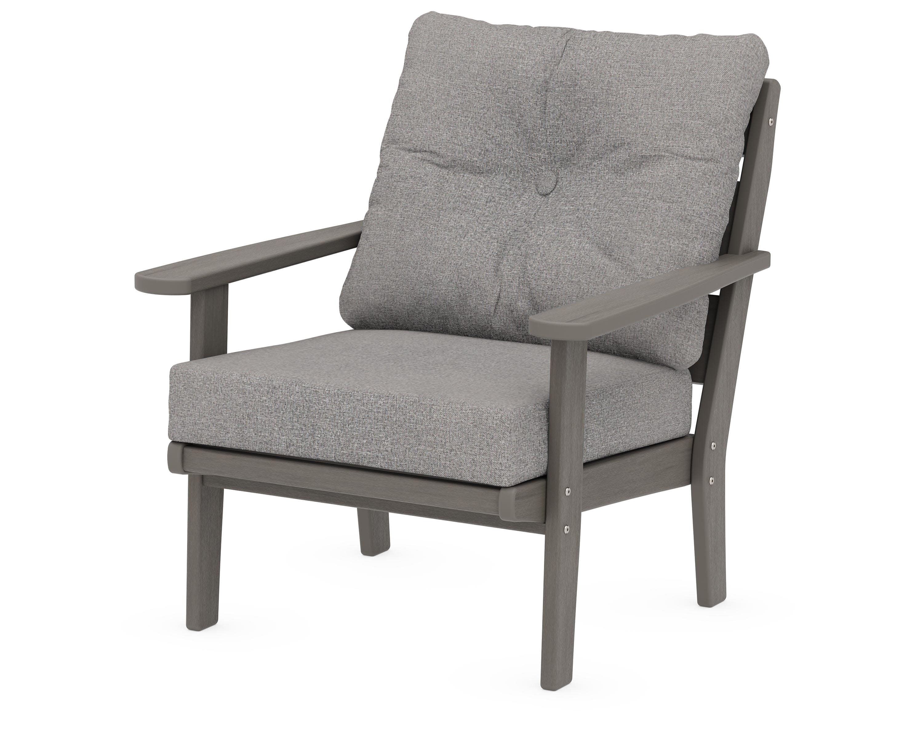 Lakeside Deep Seating Chair in Driftwood / Grey Mist