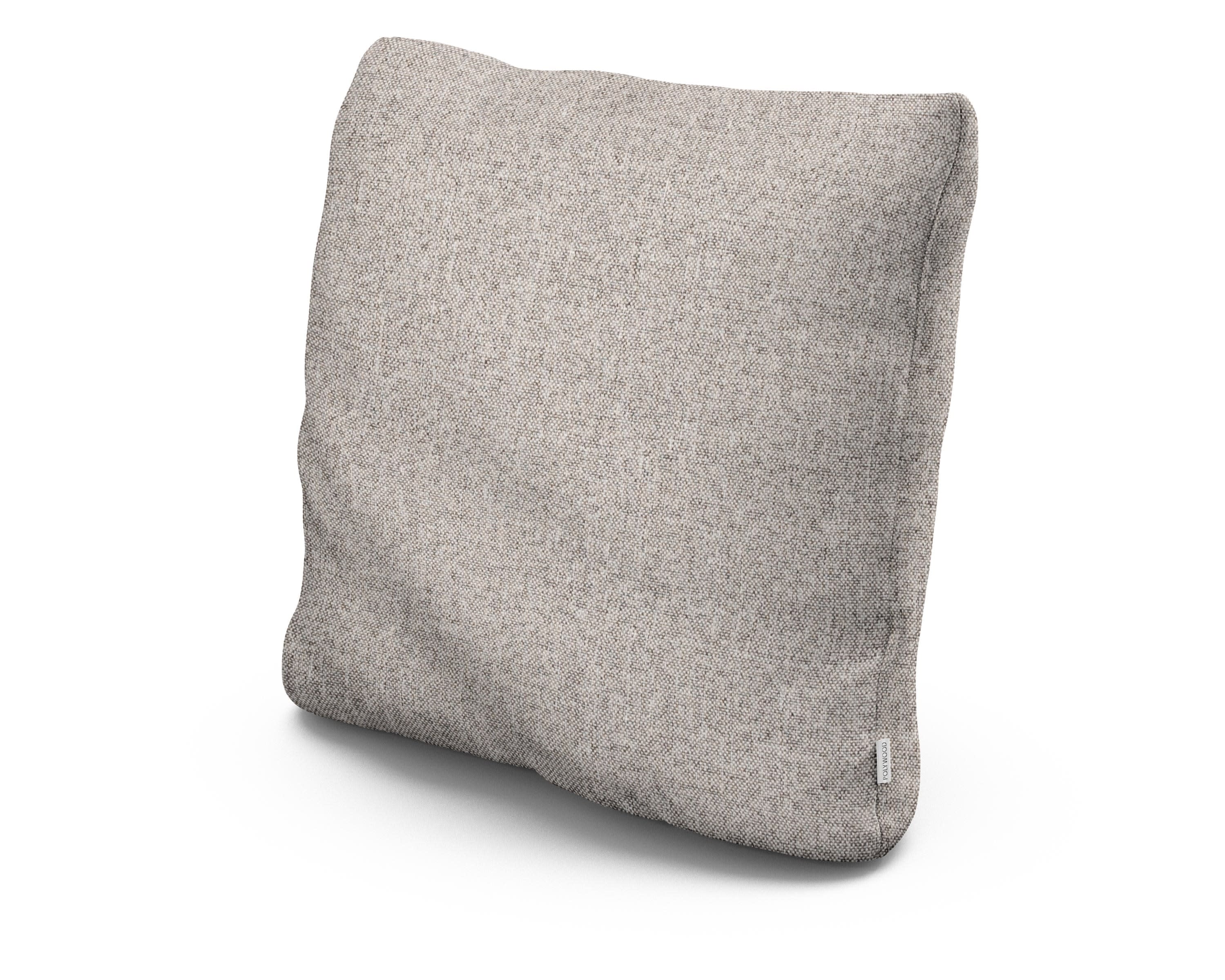 22" Outdoor Throw Pillow in Weathered Tweed