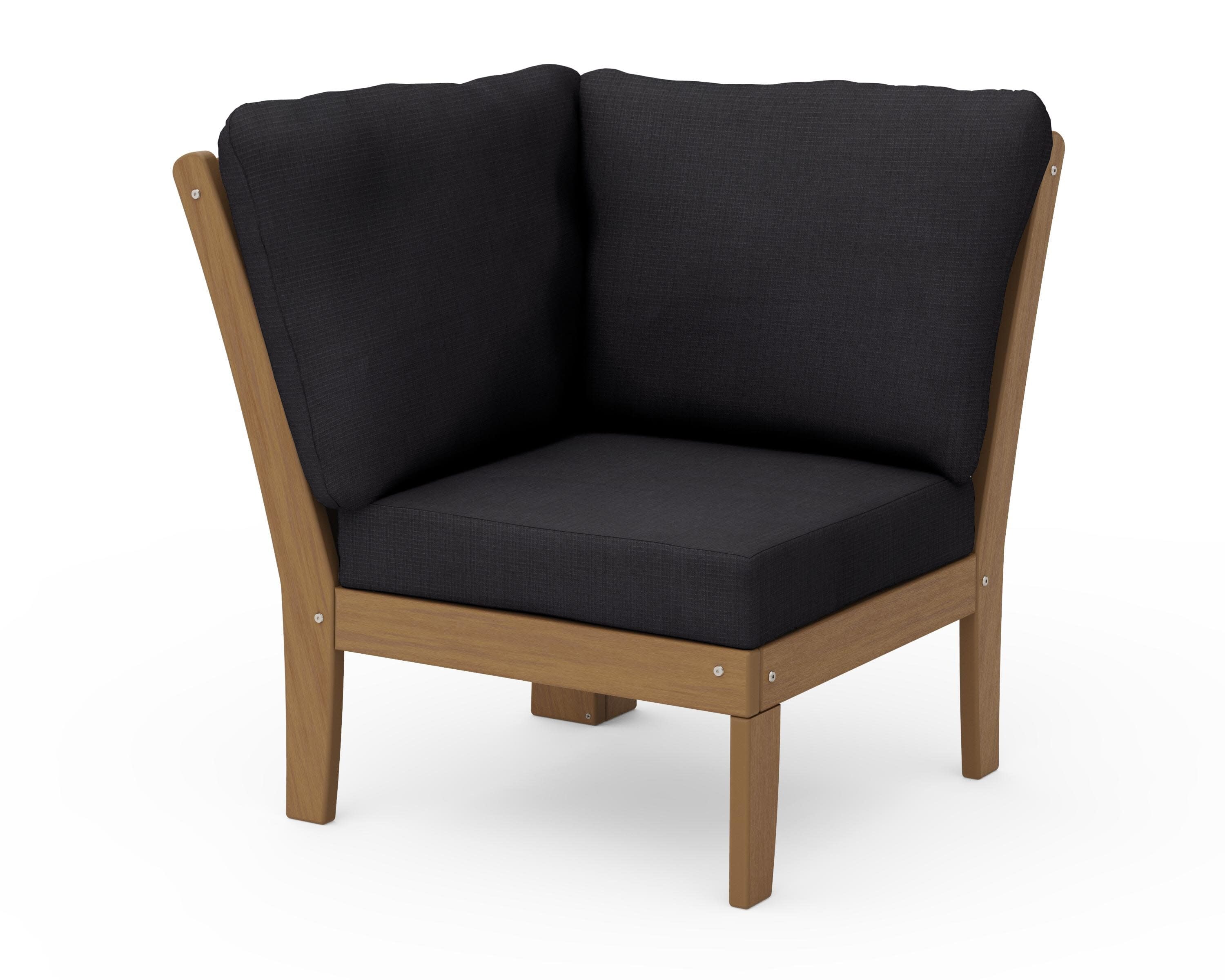 Braxton Modular Corner Chair in Natural / Midnight Linen