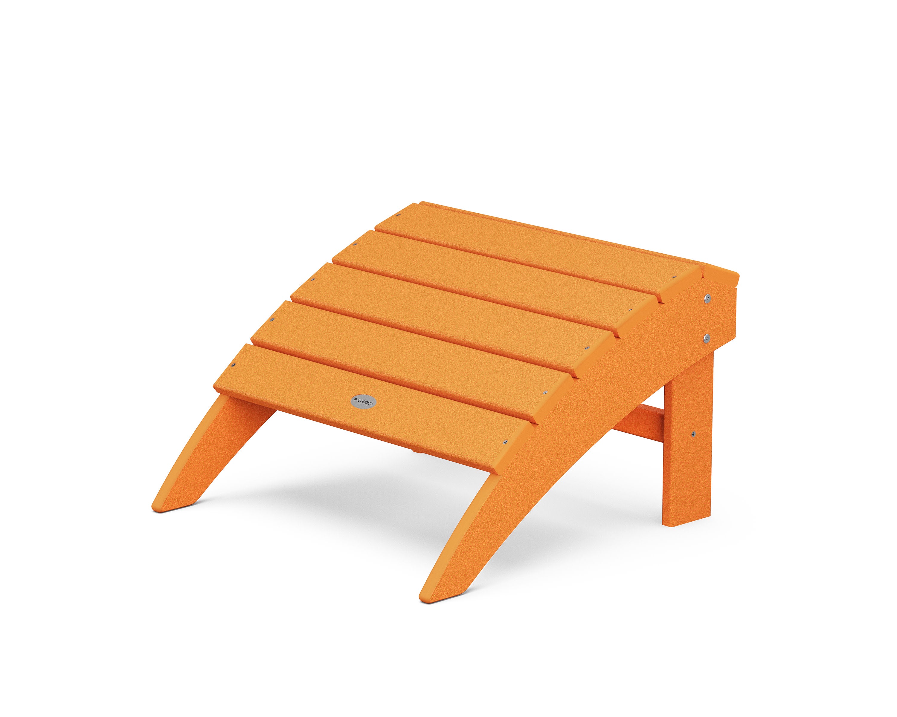 Vineyard Adirondack Ottoman in Tangerine