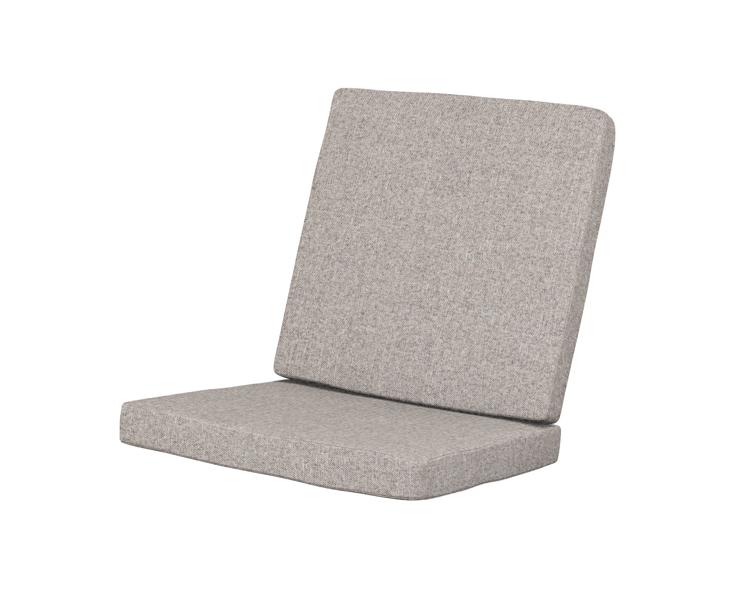 Modern Chair Cushion in Weathered Tweed
