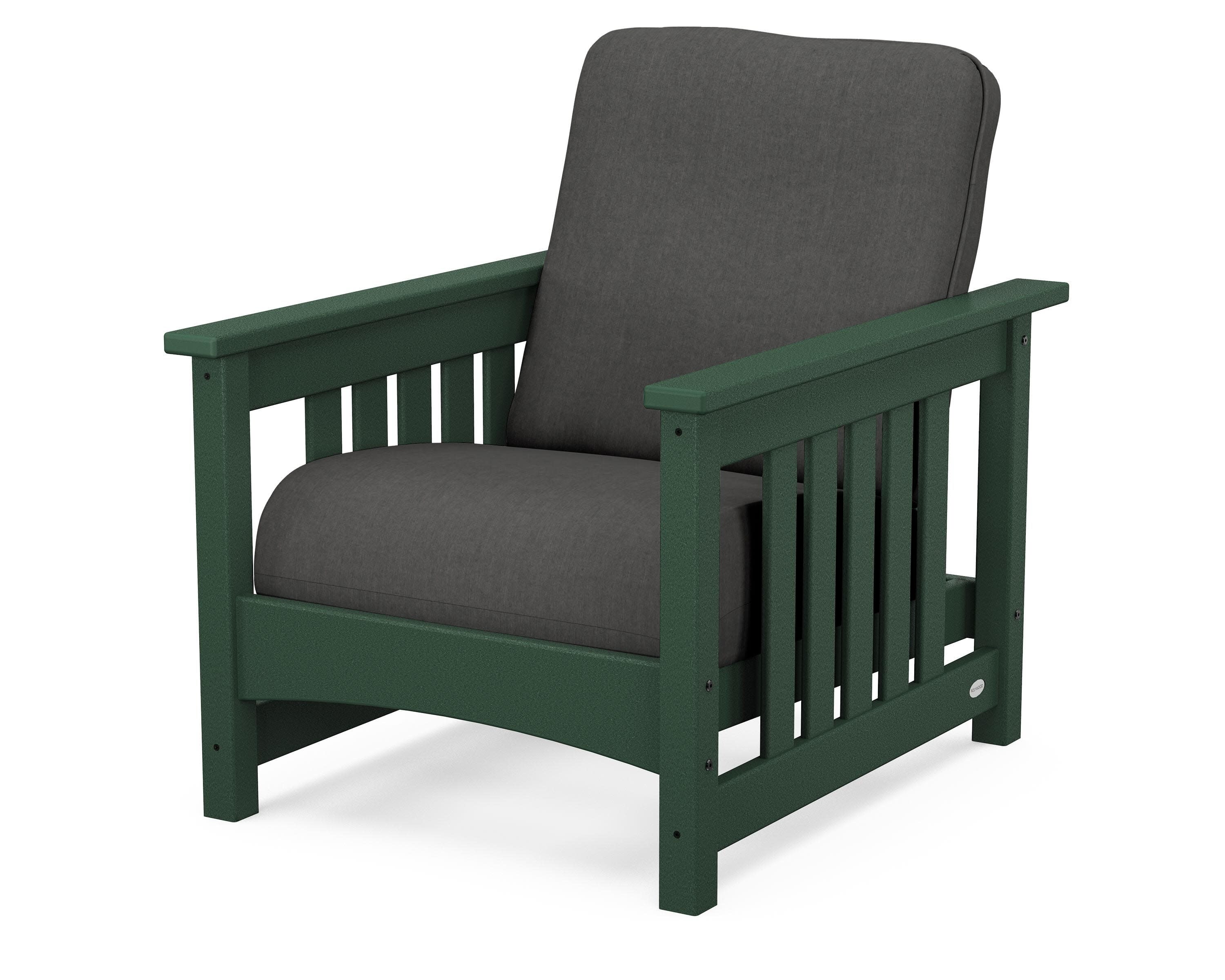 Club Mission Chair in Green / Spectrum Carbon