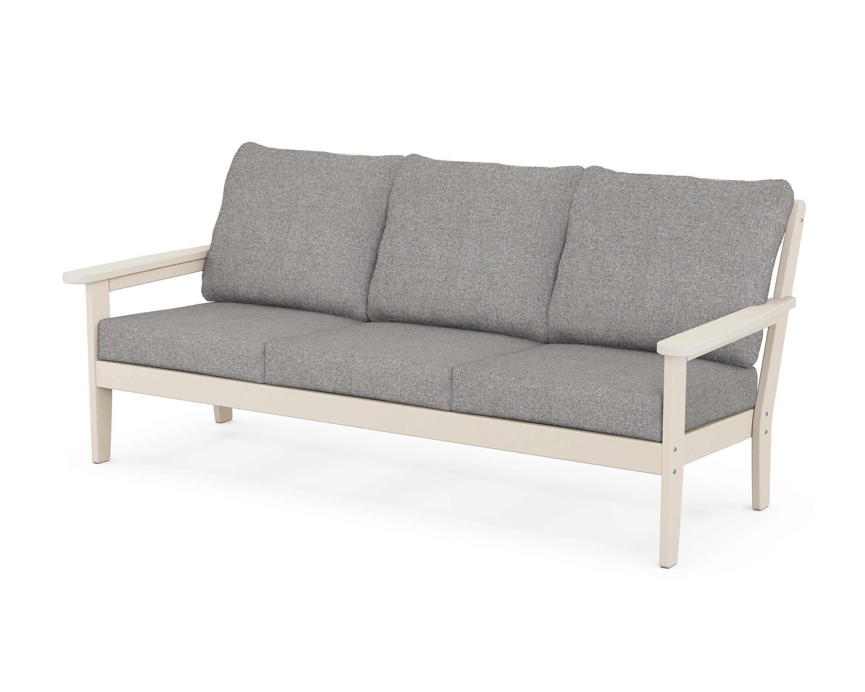 Cottage Deep Seating Sofa in Sand / Grey Mist