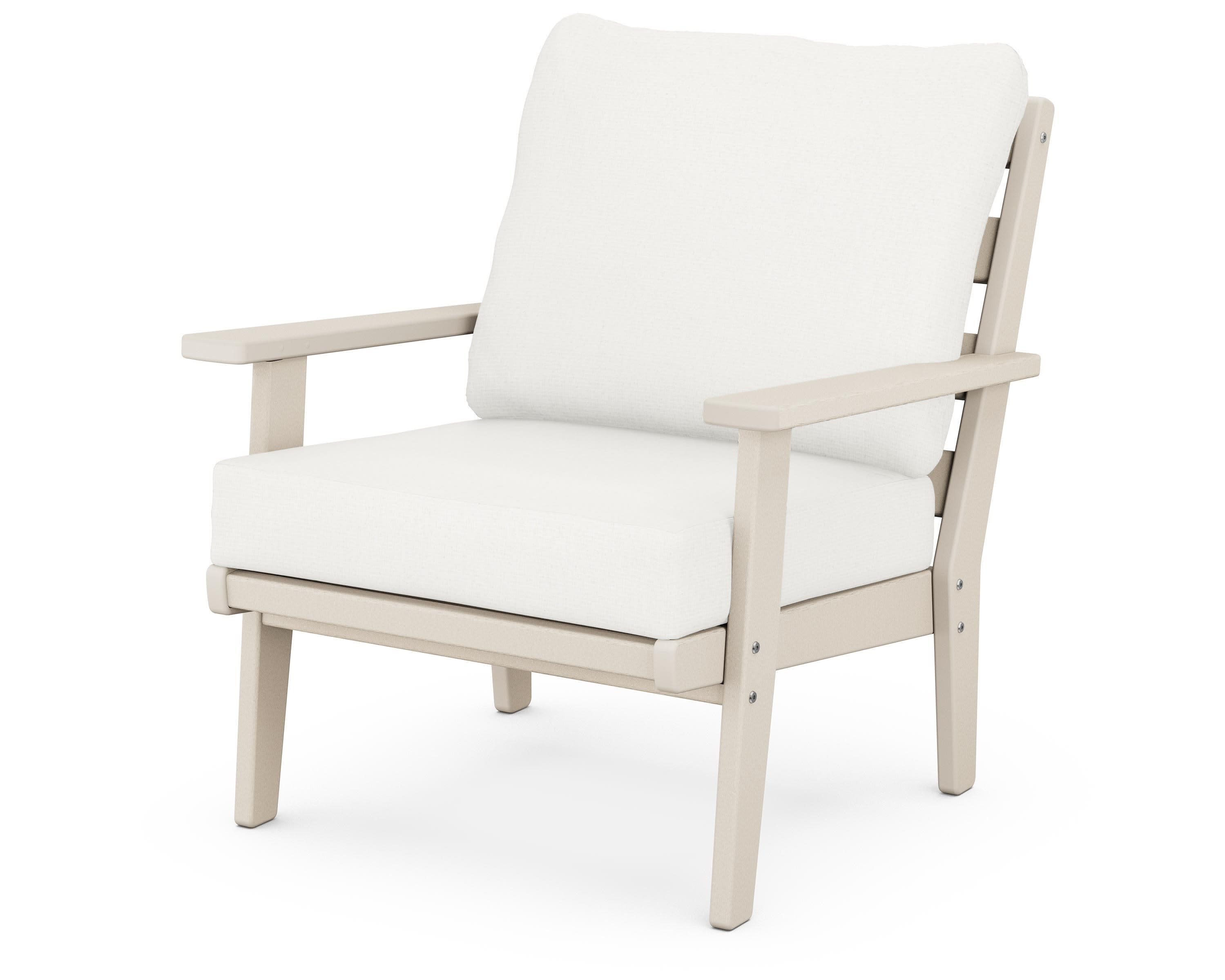 Grant Park Deep Seating Chair in Sand / Natural Linen