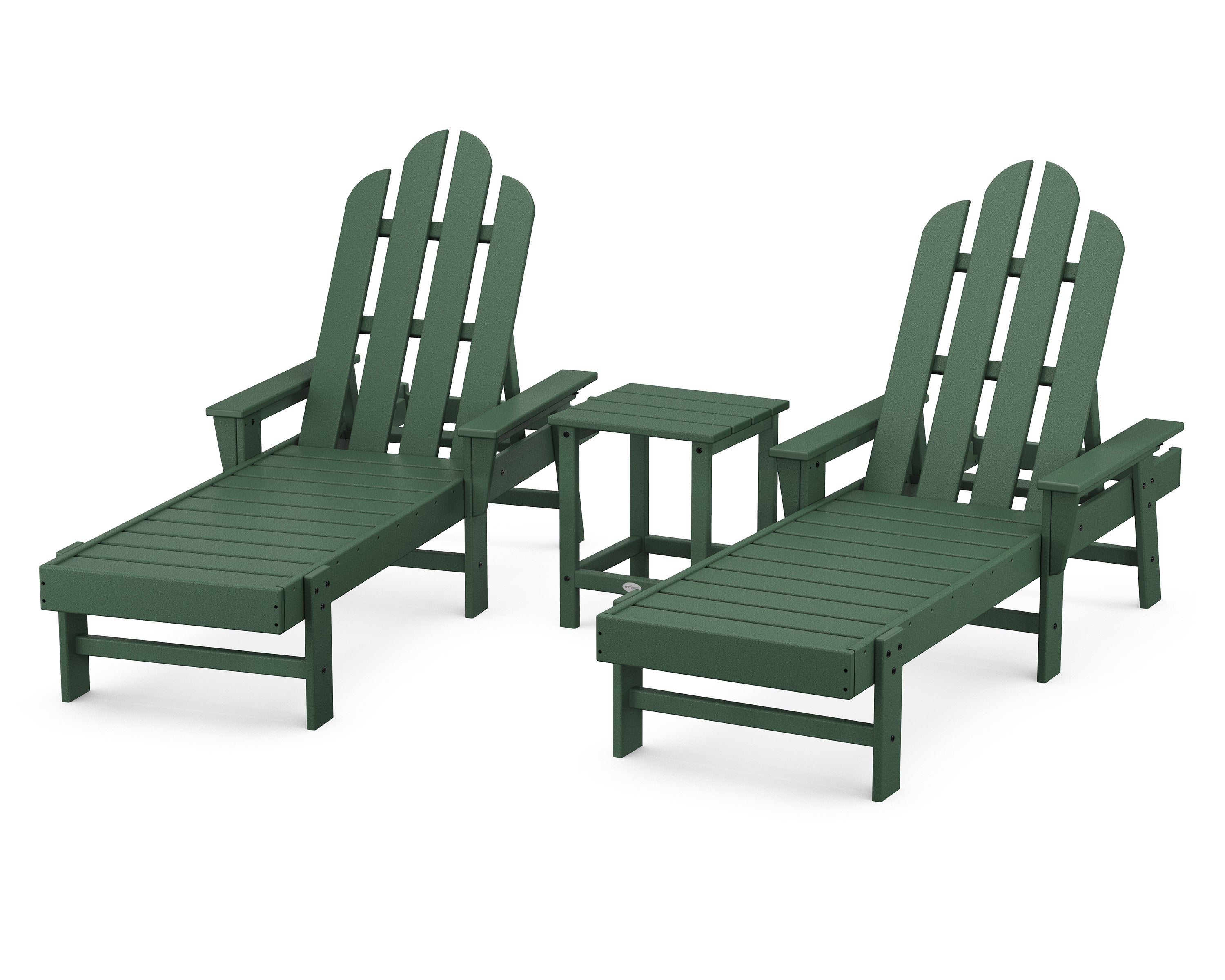 Long Island Chaise 3-Piece Set in Green