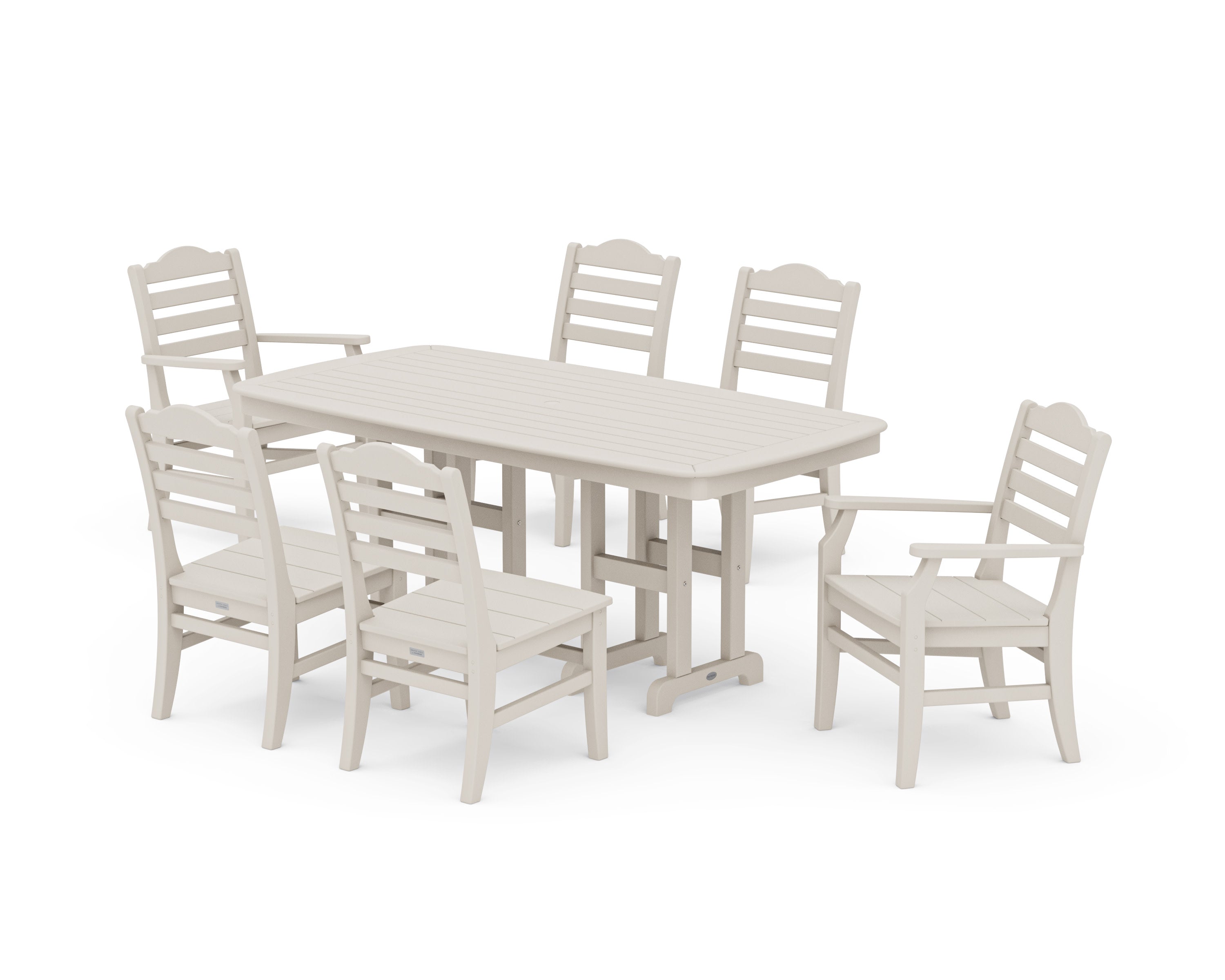 Savannah 7-Piece Dining Set in Sand