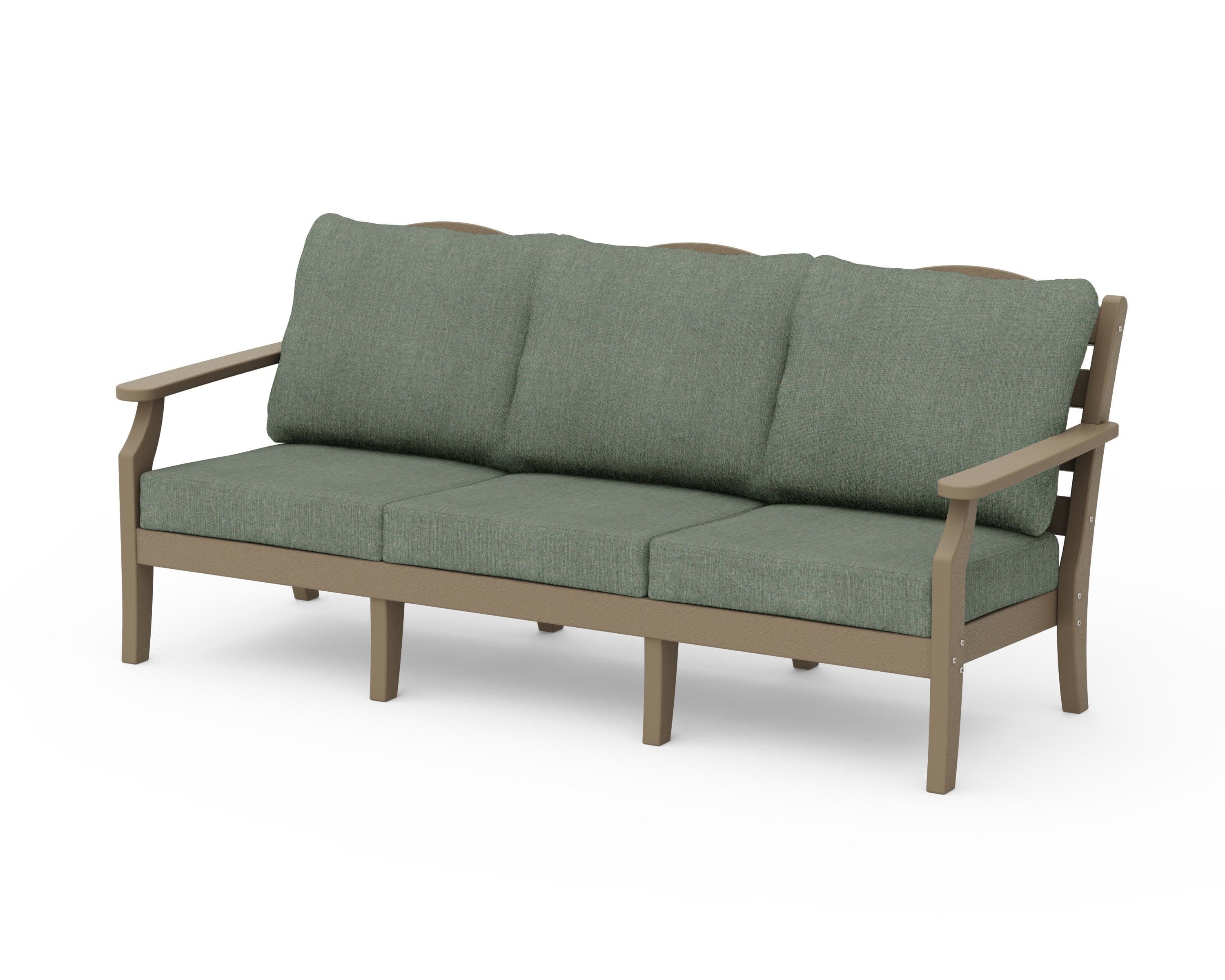 Savannah Deep Seating Sofa in Vintage Sahara / Cast Sage