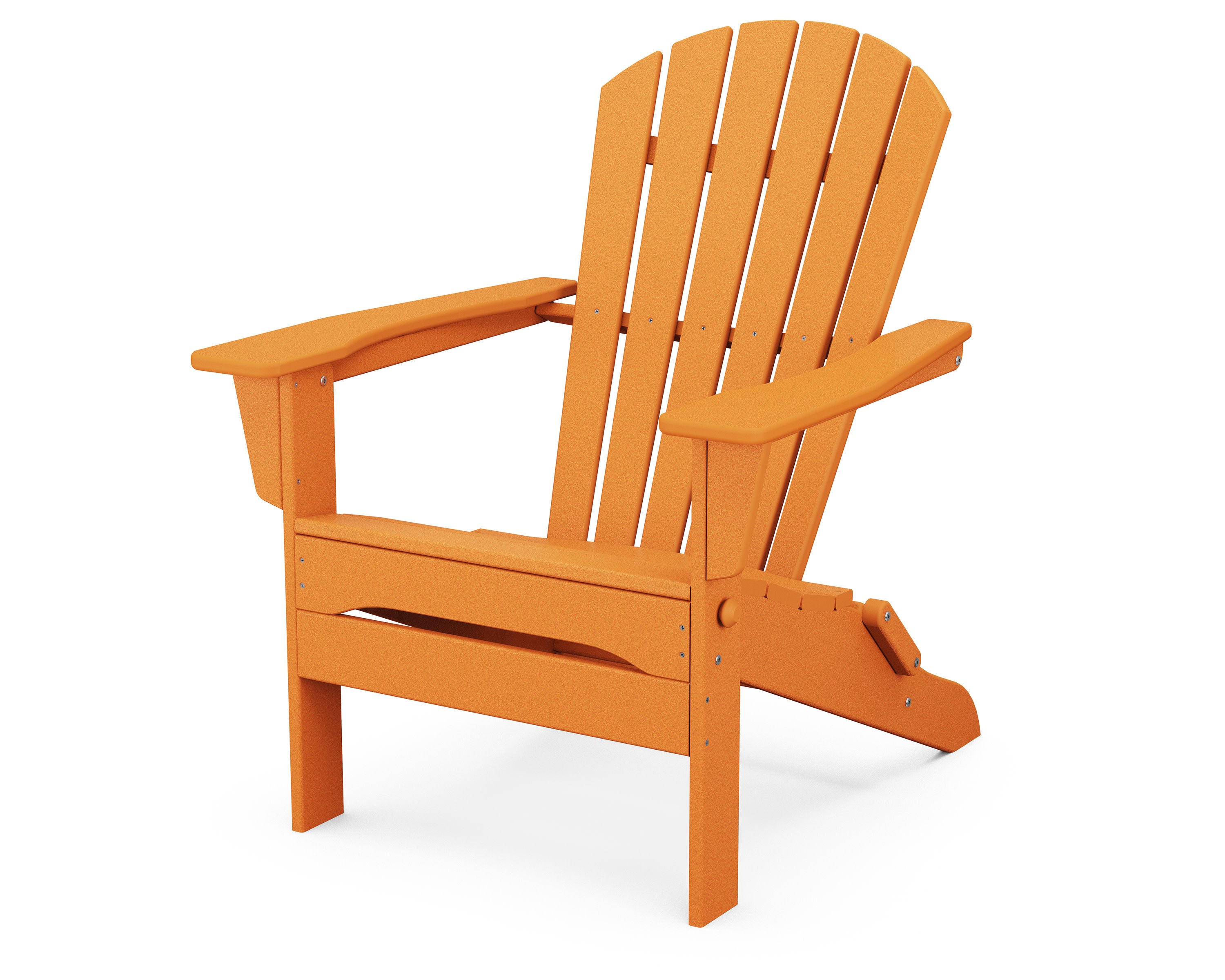 South Beach Folding Adirondack Chair in Tangerine
