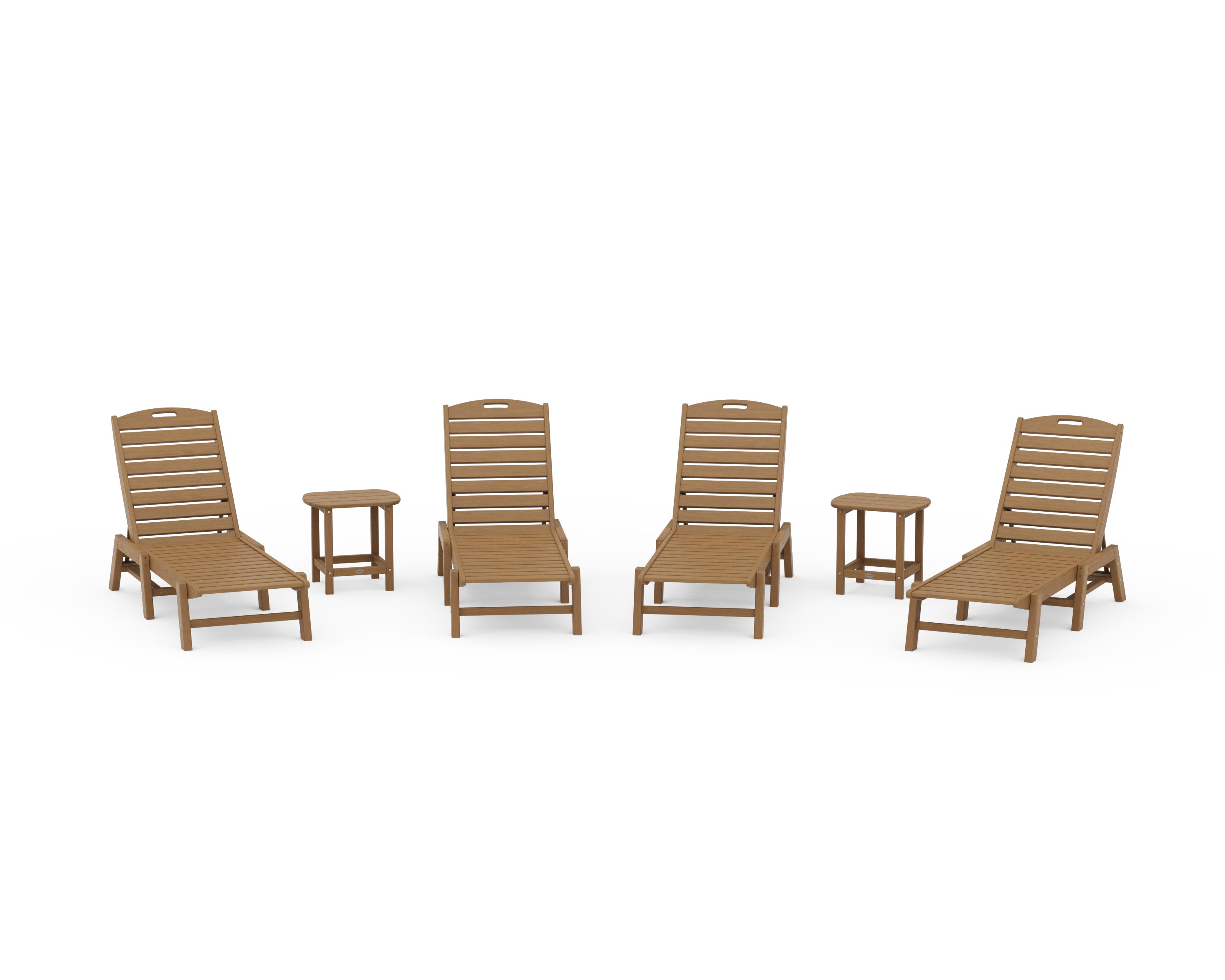 Nautical Chaise 6-Piece Set in Natural