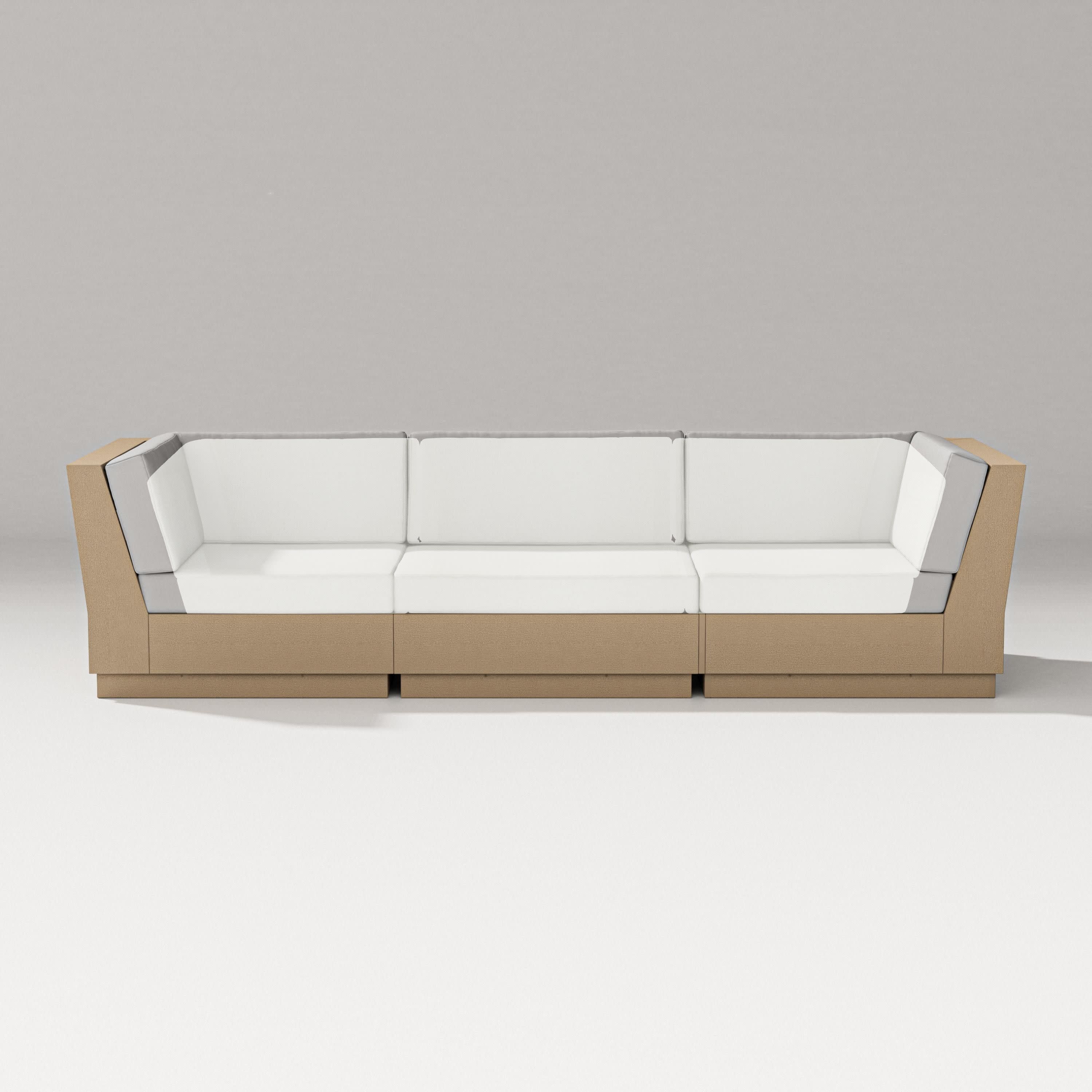 Elevate Sofa Sectional in Vintage Sahara / Natural Linen