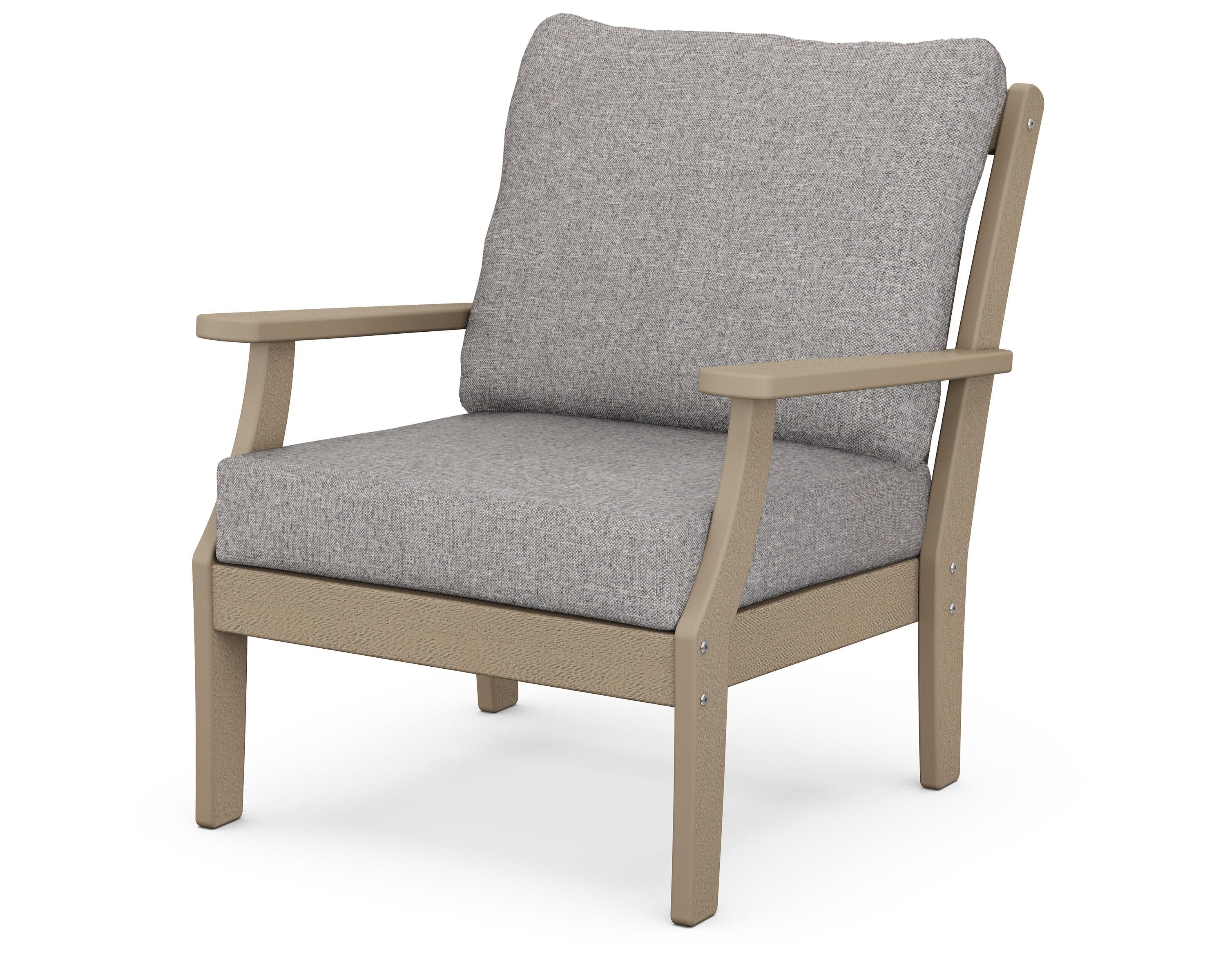 Braxton Deep Seating Chair in Vintage Sahara / Grey Mist