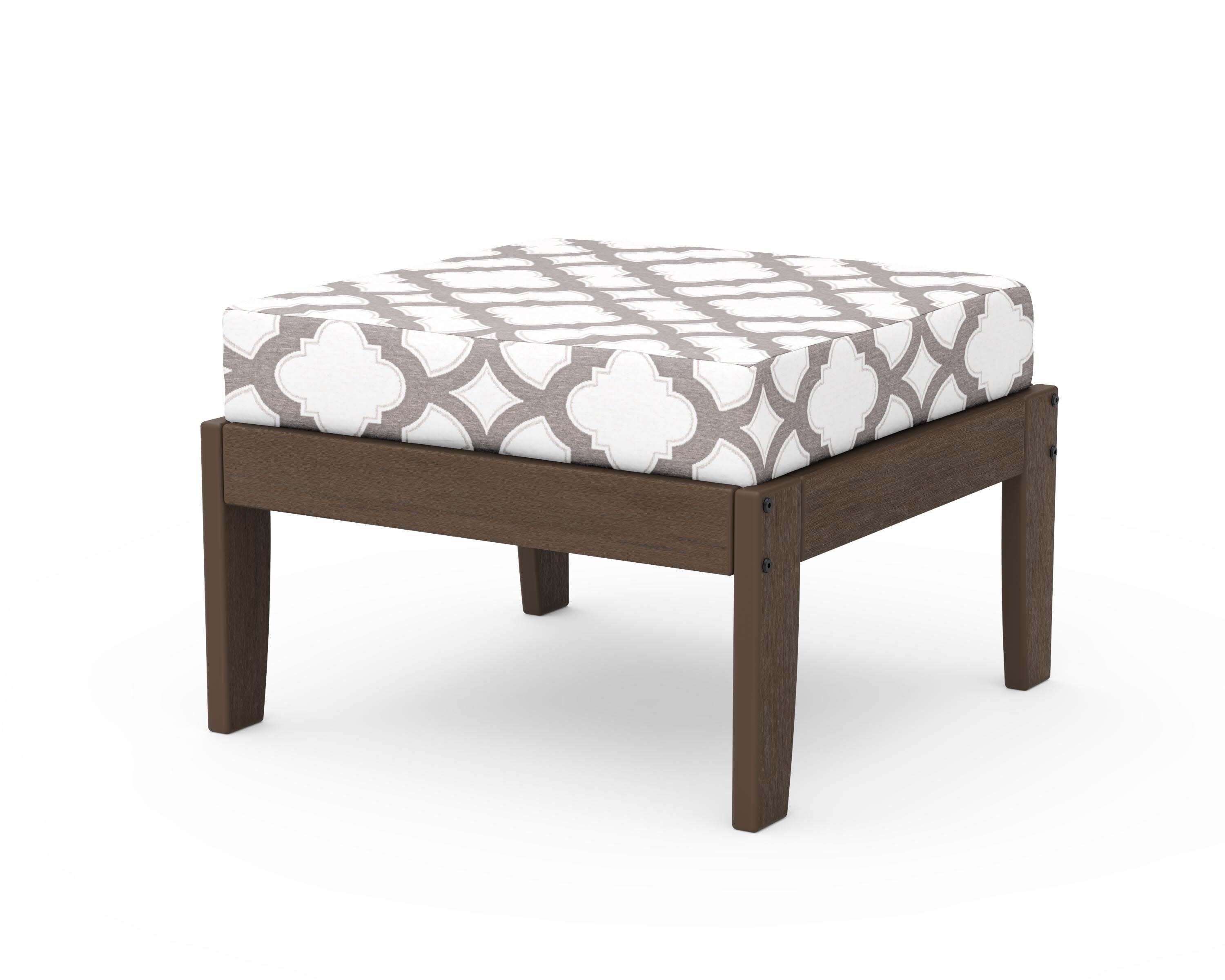 Modular Ottoman - Classic in Kona / Trellis Grey Mist