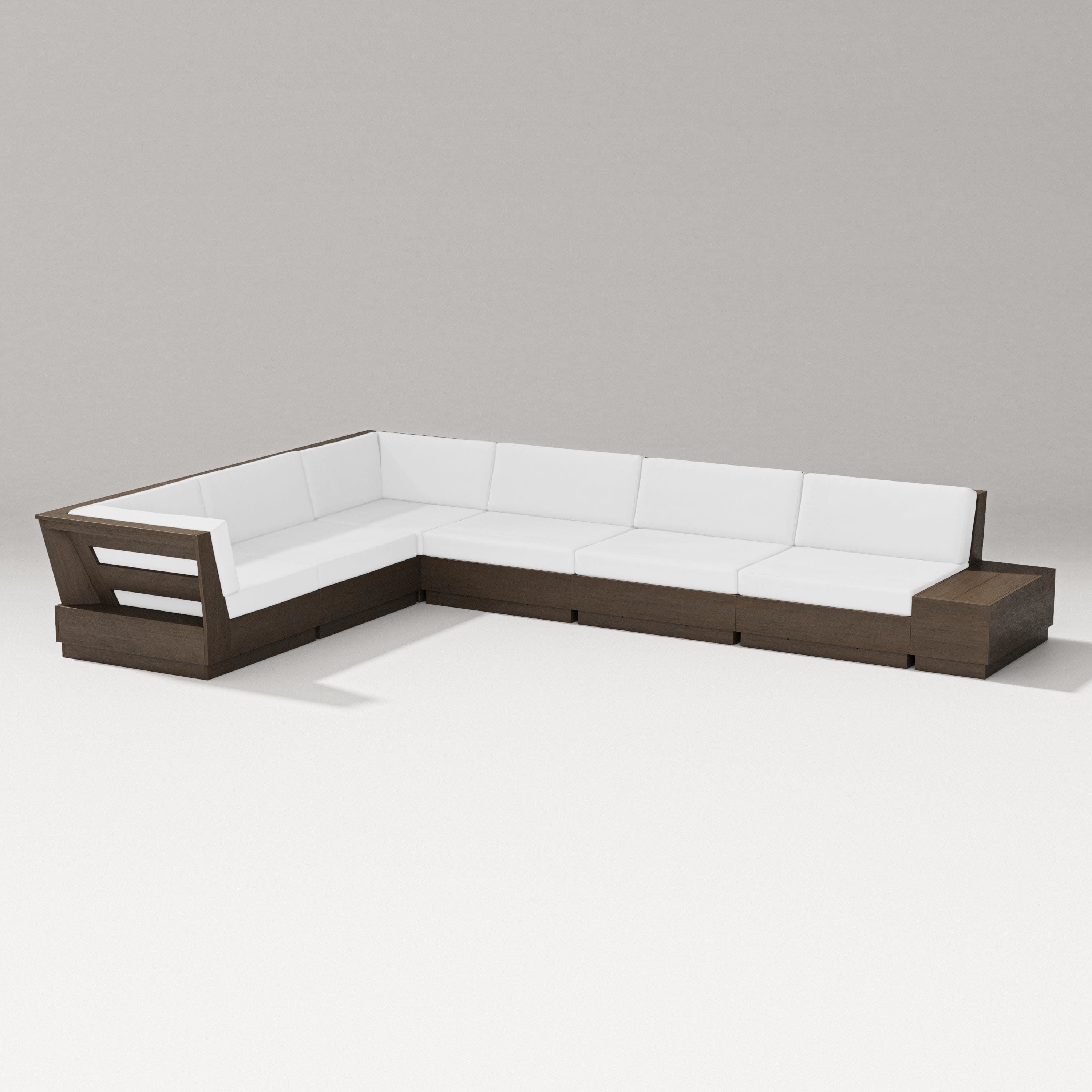 Elevate 7-Piece Corner Sectional in Kona / Natural