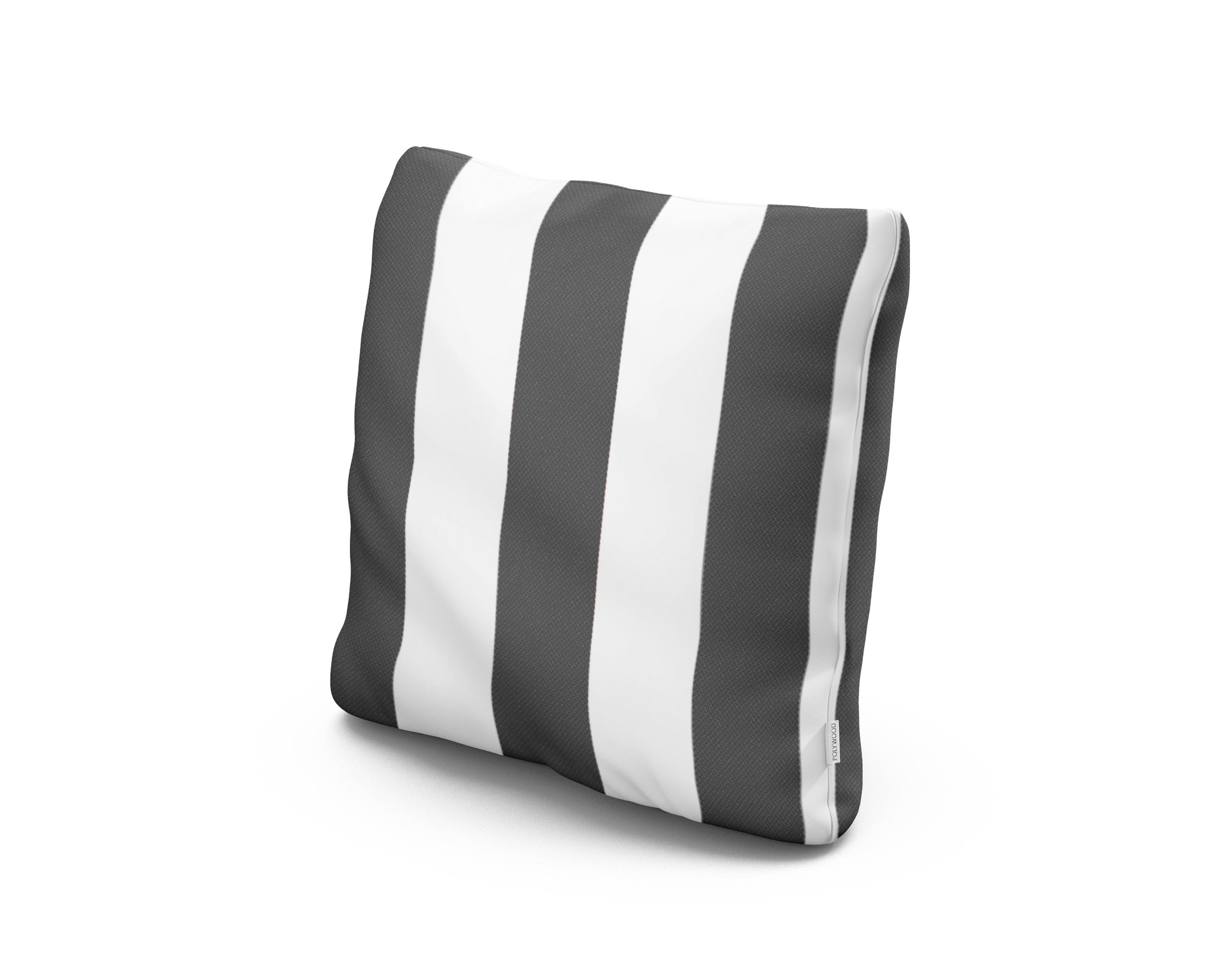 18" Outdoor Throw Pillow in Montdor Onyx