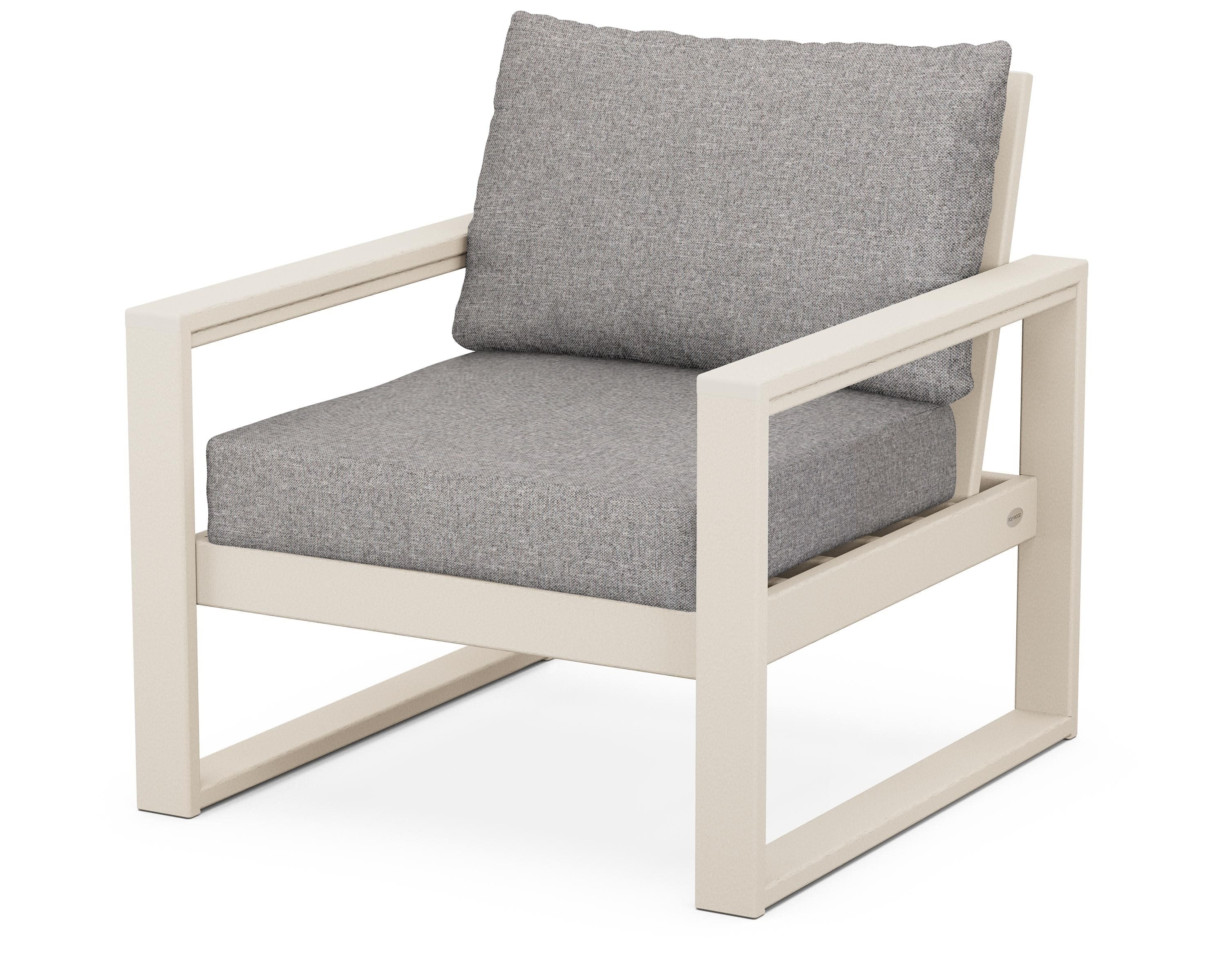EDGE Club Chair in Sand / Grey Mist