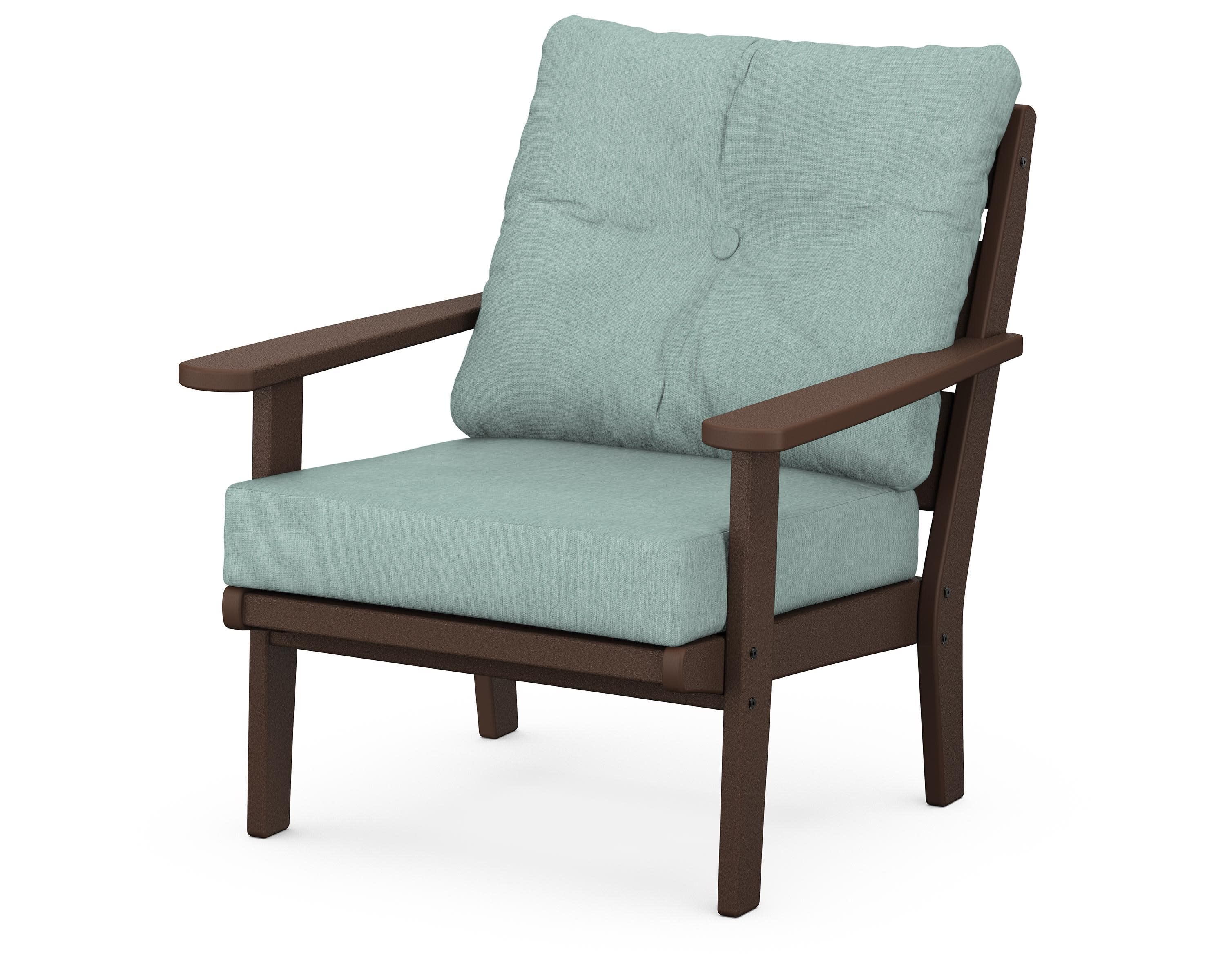 Lakeside Deep Seating Chair in Mahogany / Glacier Spa