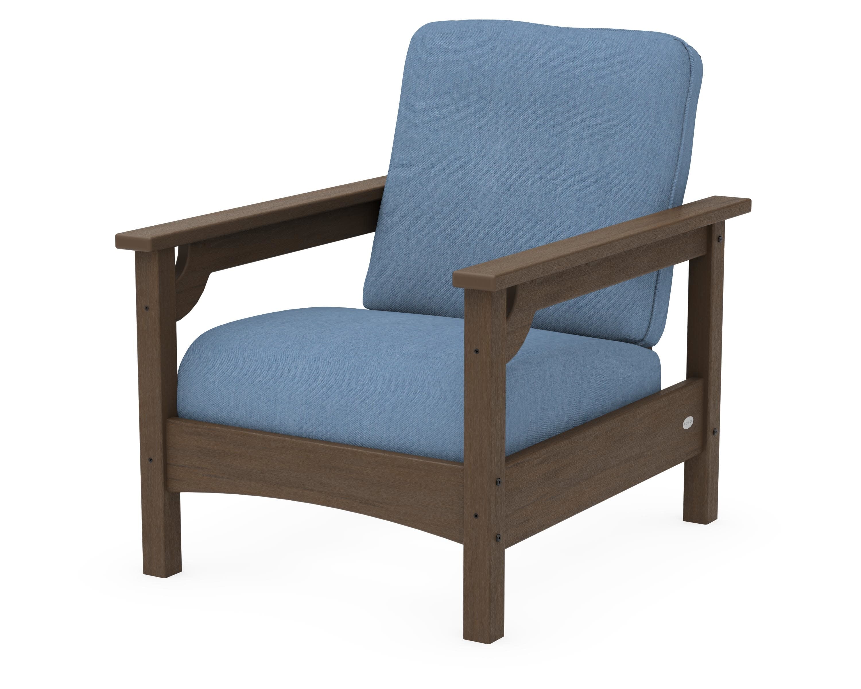 Club Chair in Kona / Sky Blue