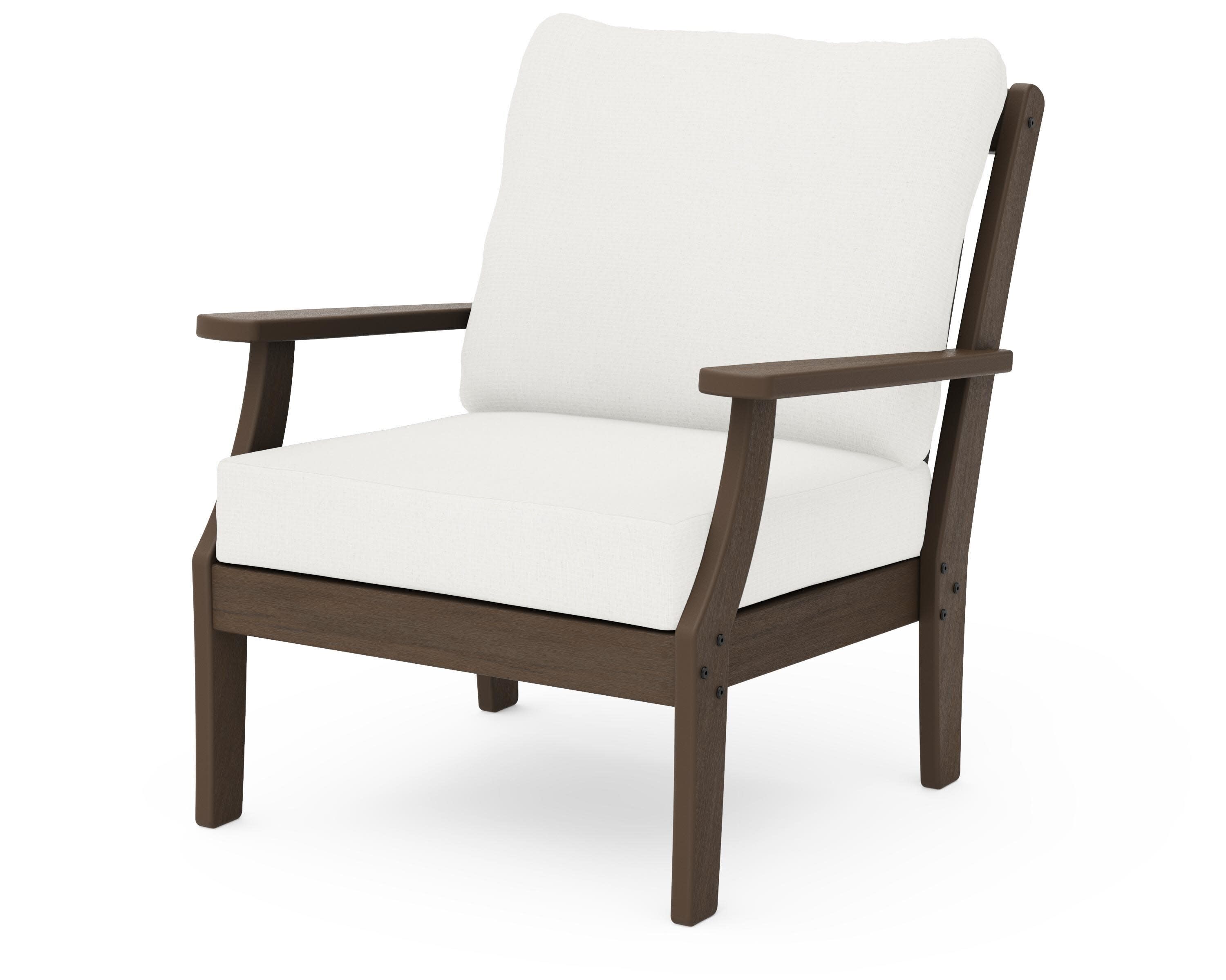 Braxton Deep Seating Chair in Kona / Natural Linen