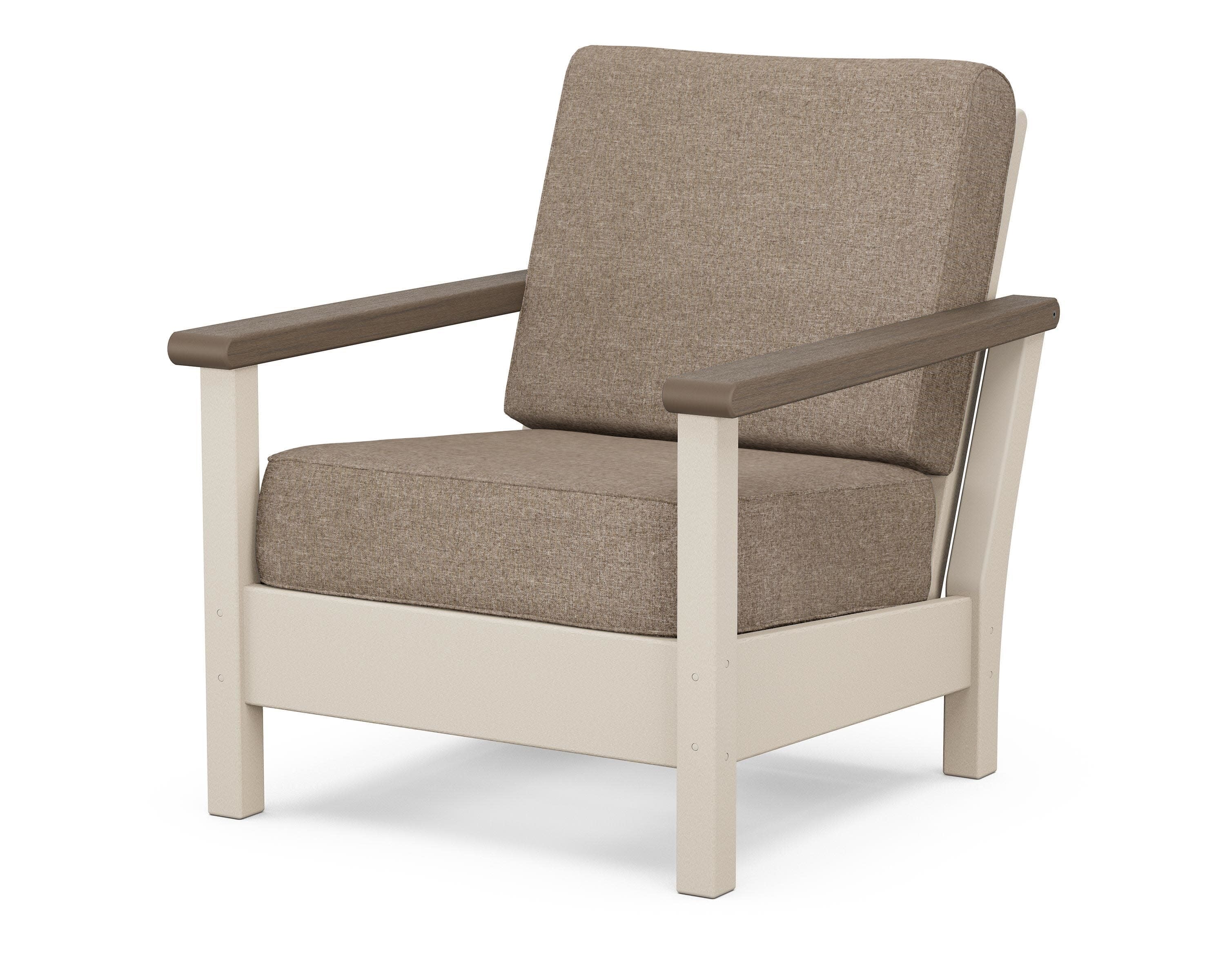 Harbour Deep Seating Chair in Sand / Kona / Spiced Burlap