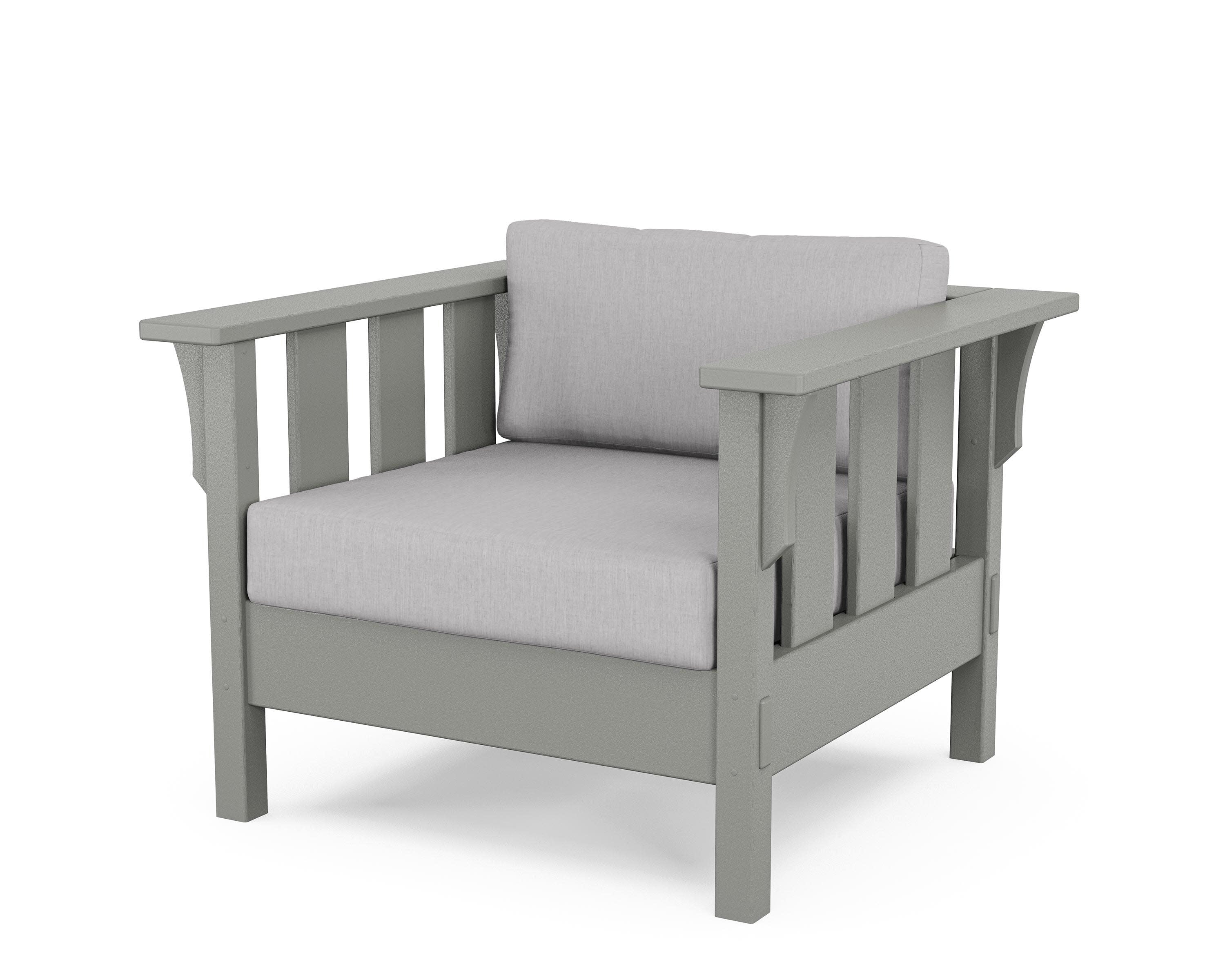 Acadia Deep Seating Chair in Slate Grey / Granite