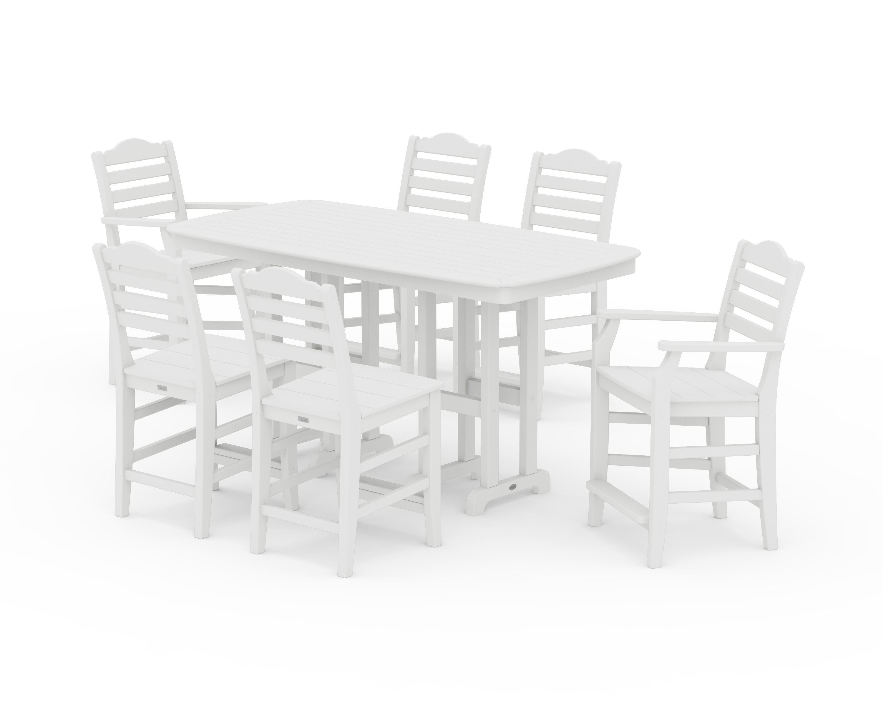 Savannah 7-Piece Counter Set in White