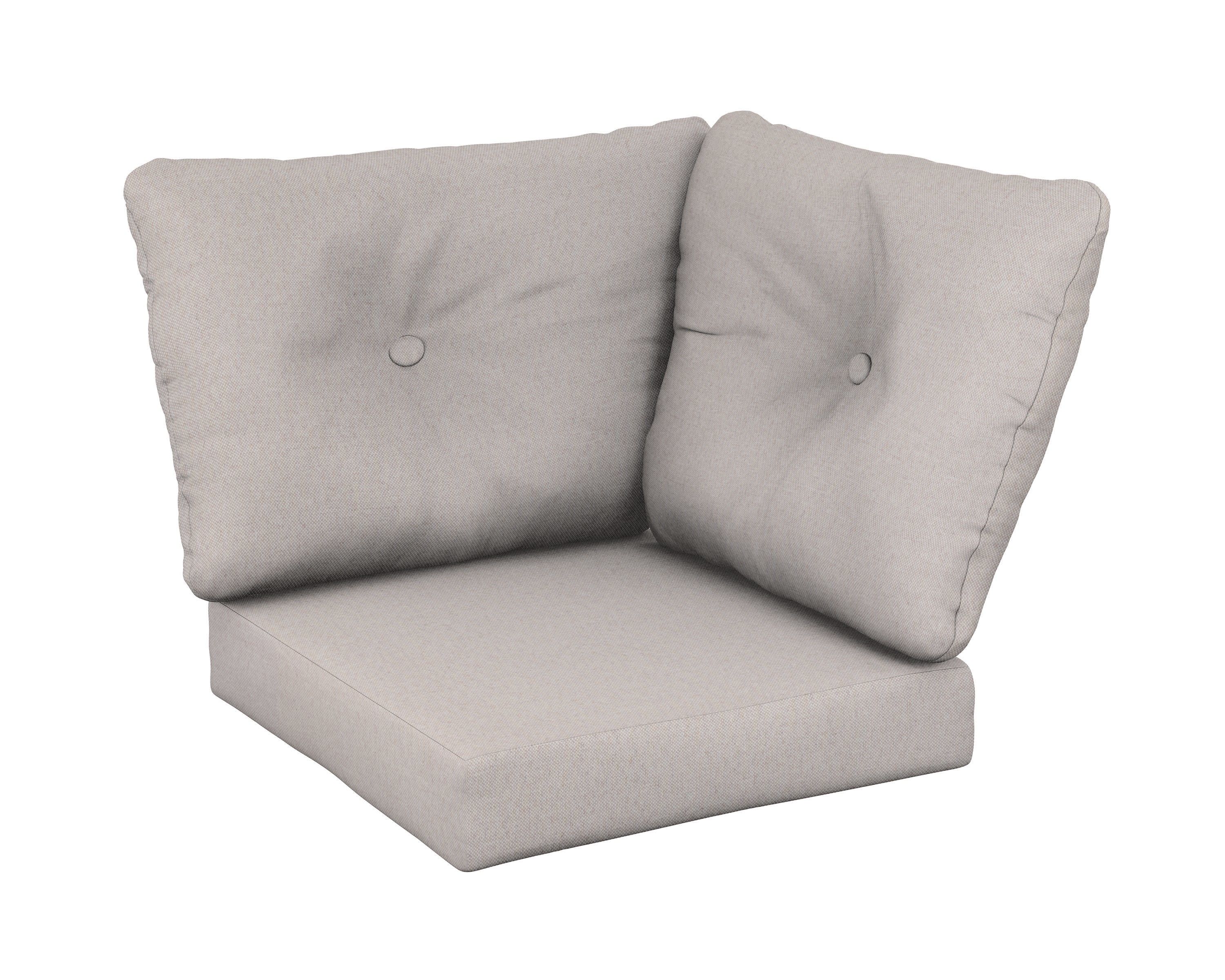 Modular Corner Cushion in Dune Burlap