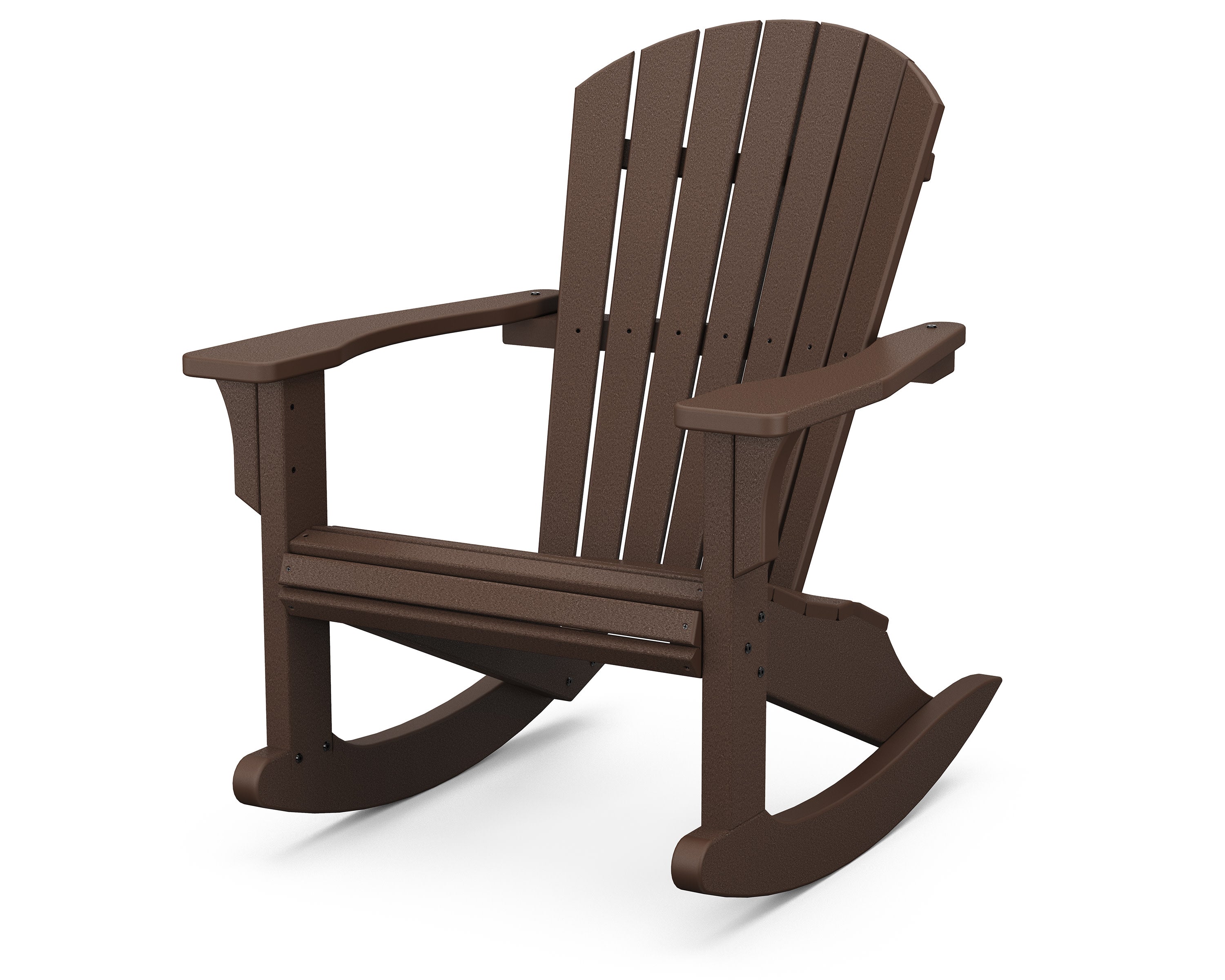 Seashell Rocking Chair in Mahogany