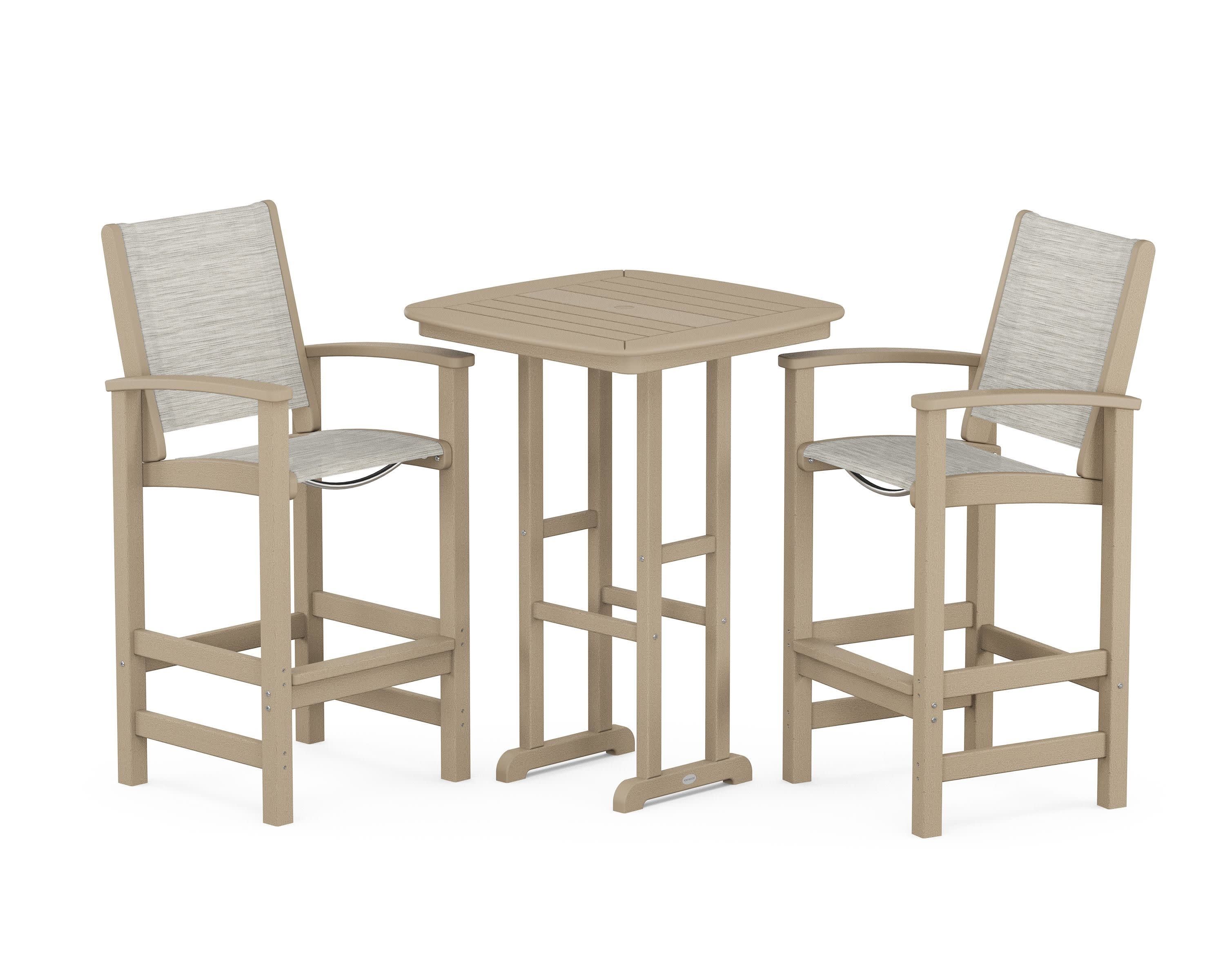 Coastal 3-Piece Bar Set in Vintage Sahara / Birch Sling