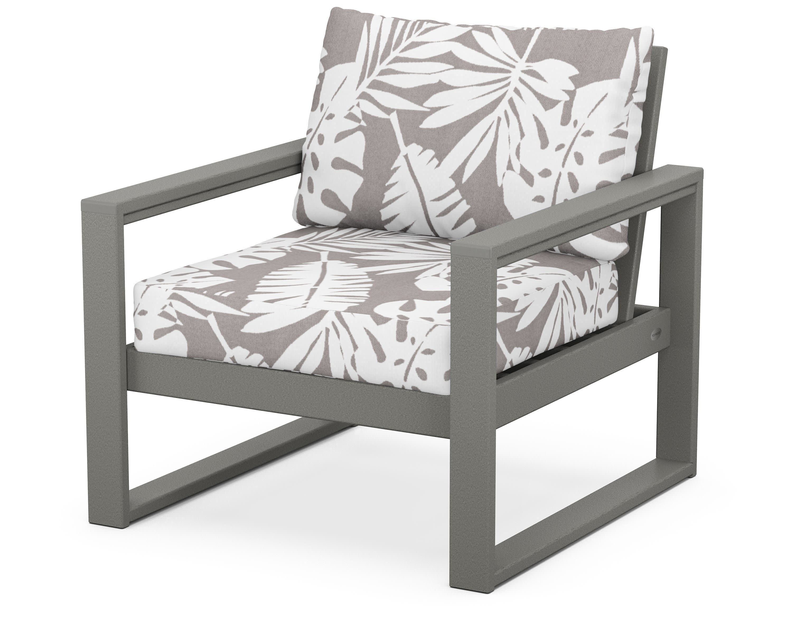 EDGE Club Chair in Slate Grey / Leaf Grey Mist