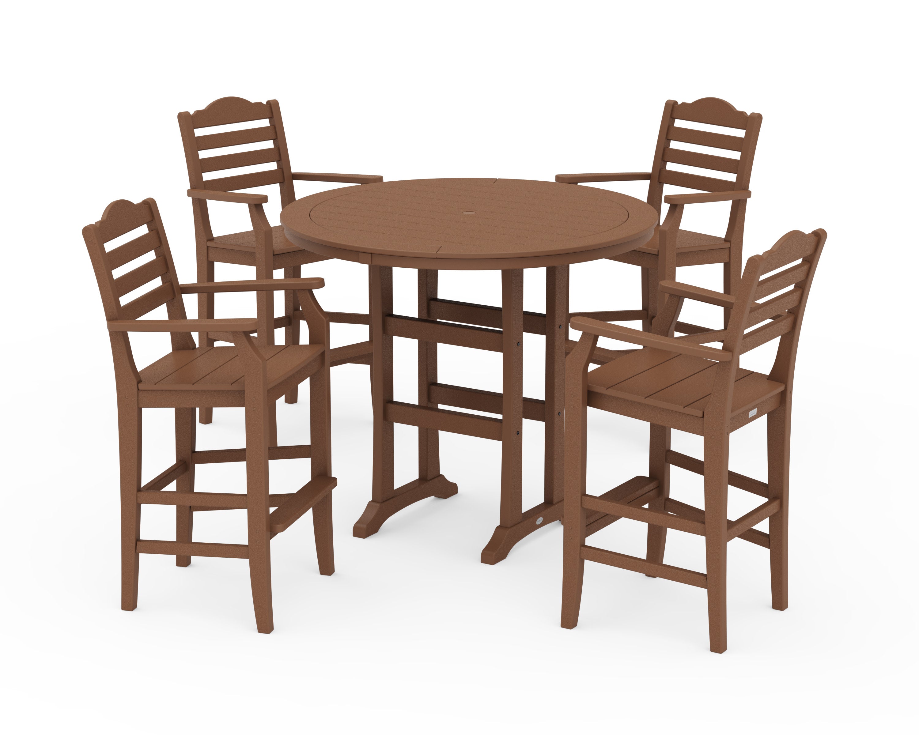 Savannah 5-Piece Round Bar Set in Teak