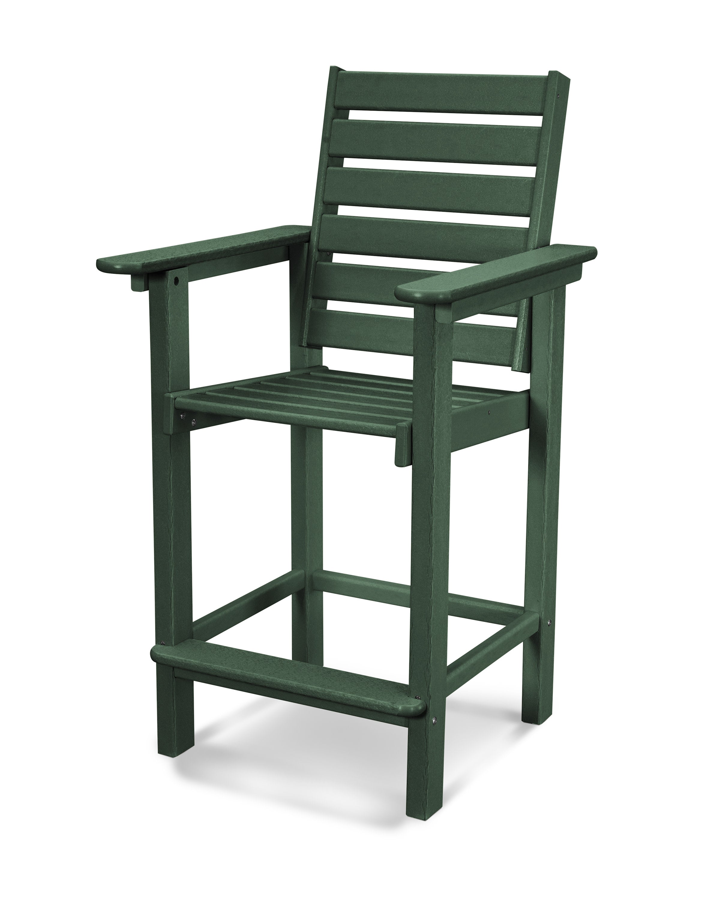 Captain Counter Chair in Green
