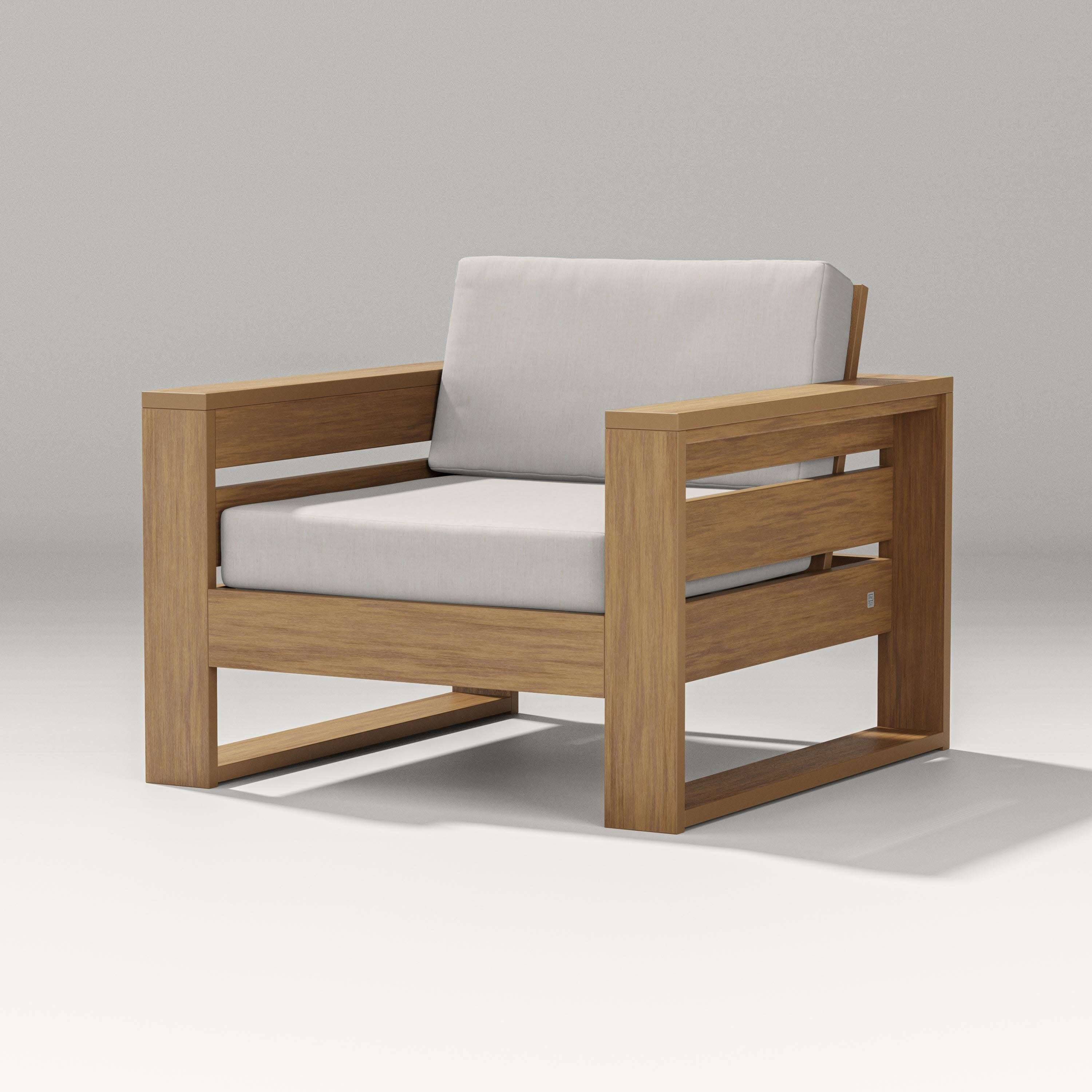 Latitude Lounge Chair in Natural / Cast Ash
