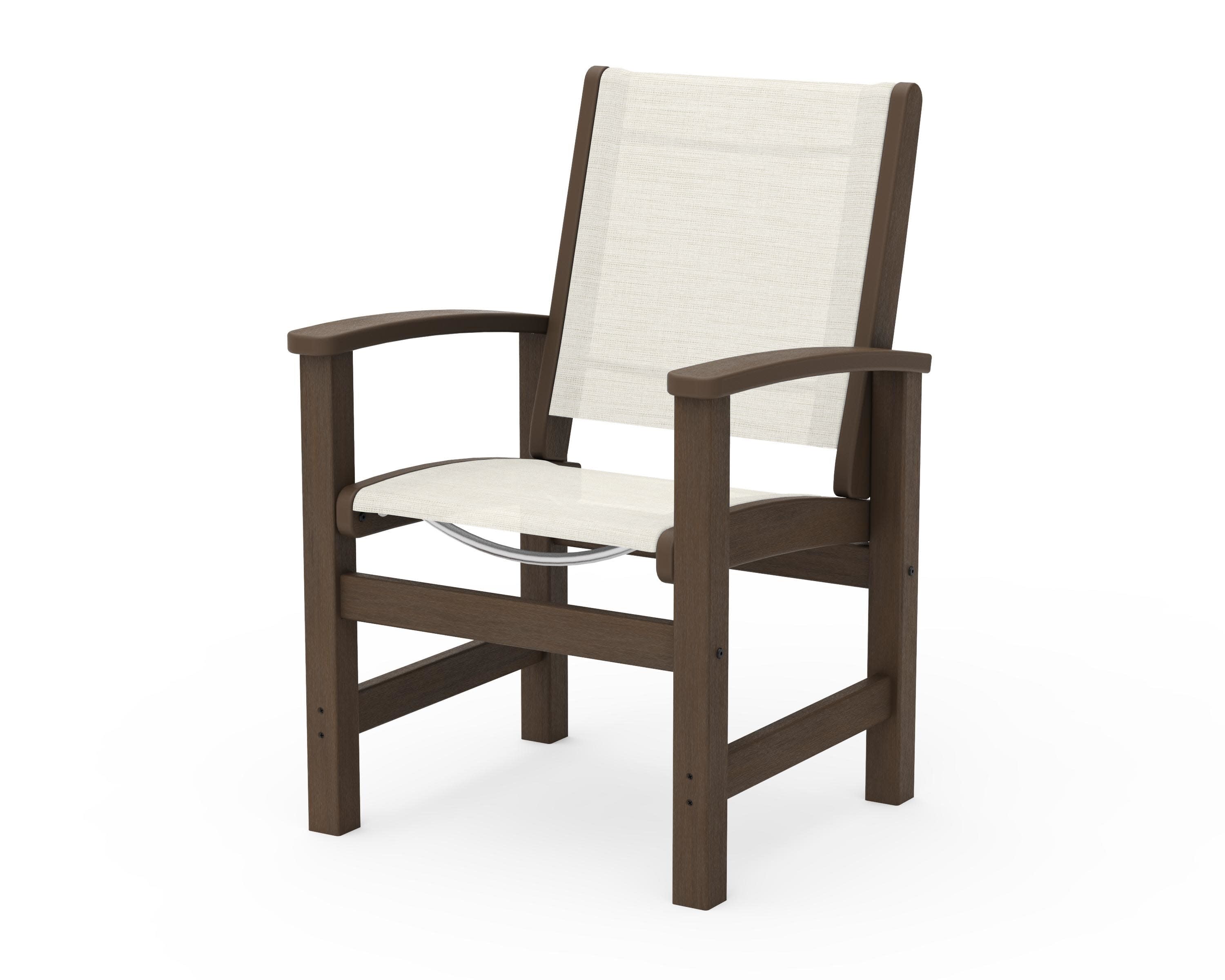 Coastal Dining Chair in Kona / Parchment Sling