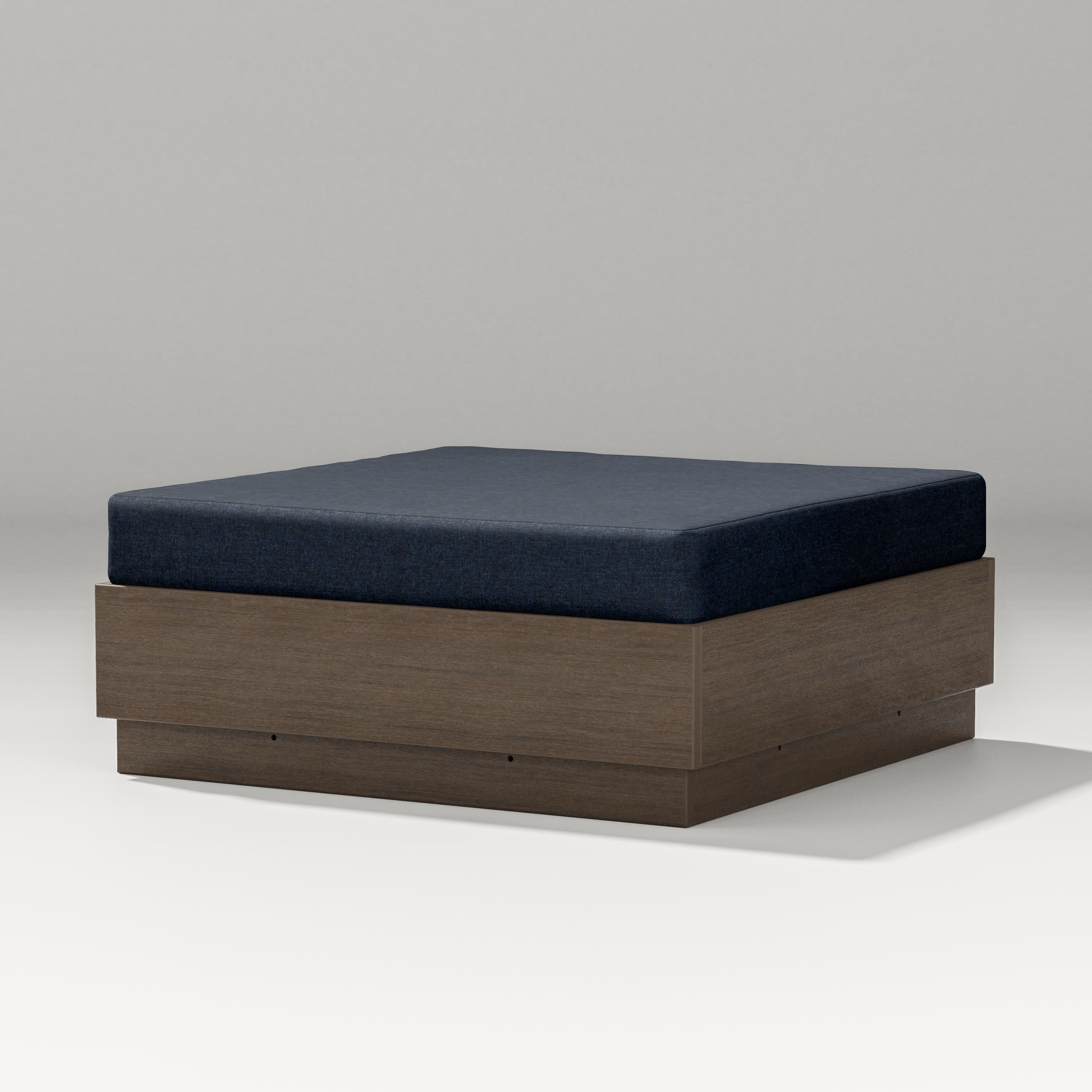 Elevate Lounge Ottoman in Kona / Marine Indigo