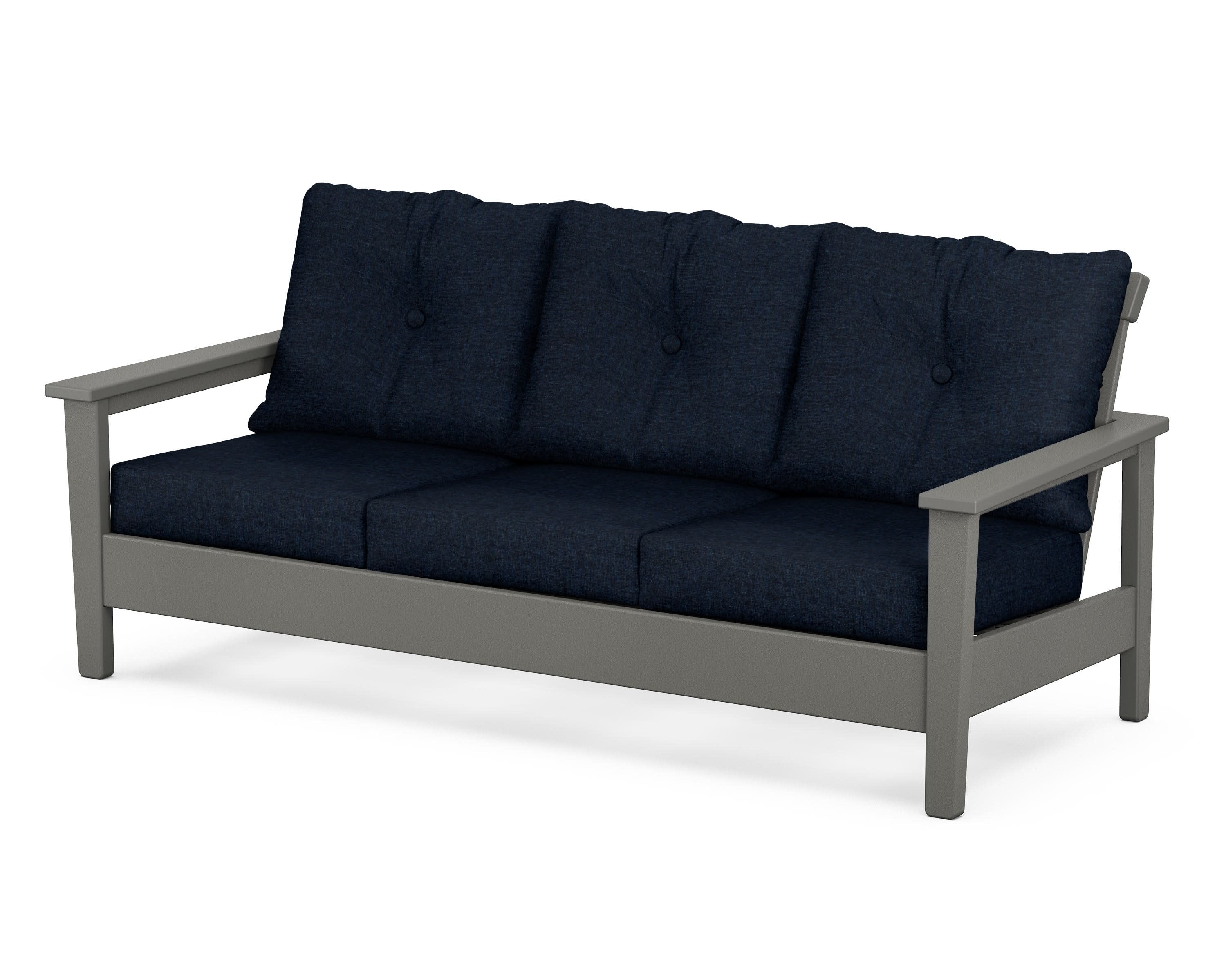 Prescott Deep Seating Sofa in Slate Grey / Marine Indigo