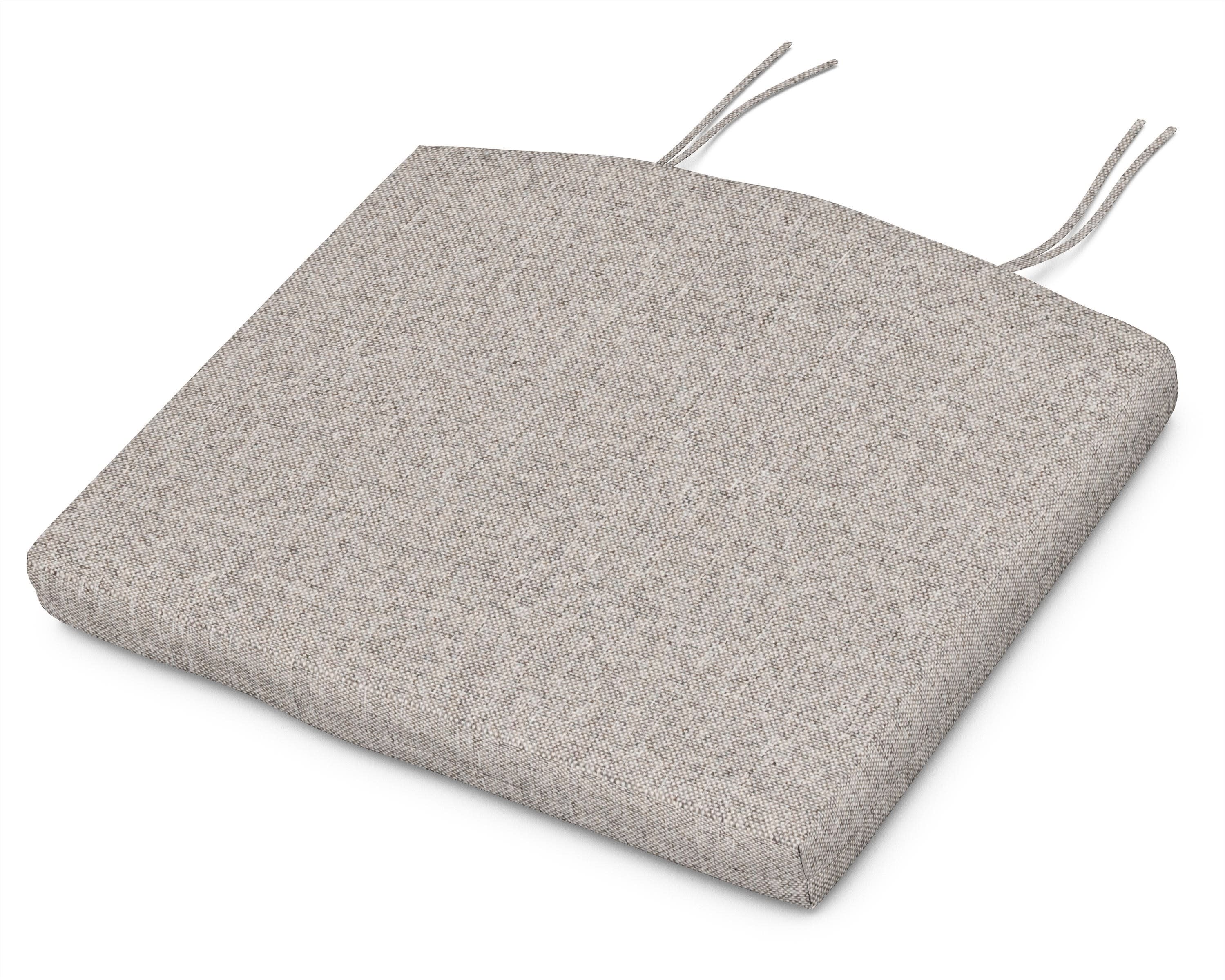 Seat Cushion - 12.65"D x 15"W x 2.5"H in Weathered Tweed